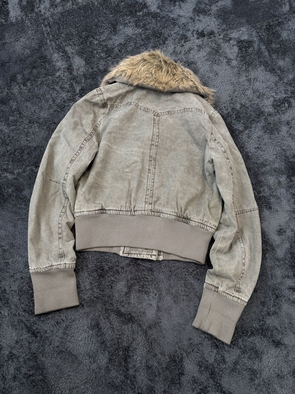 Hysteric Glamour × Undercover 00s Napoleon Military Faux Fur LGB Style Bomber Jacket Size M / US 6-8 / IT 42-44 - 6 Thumbnail