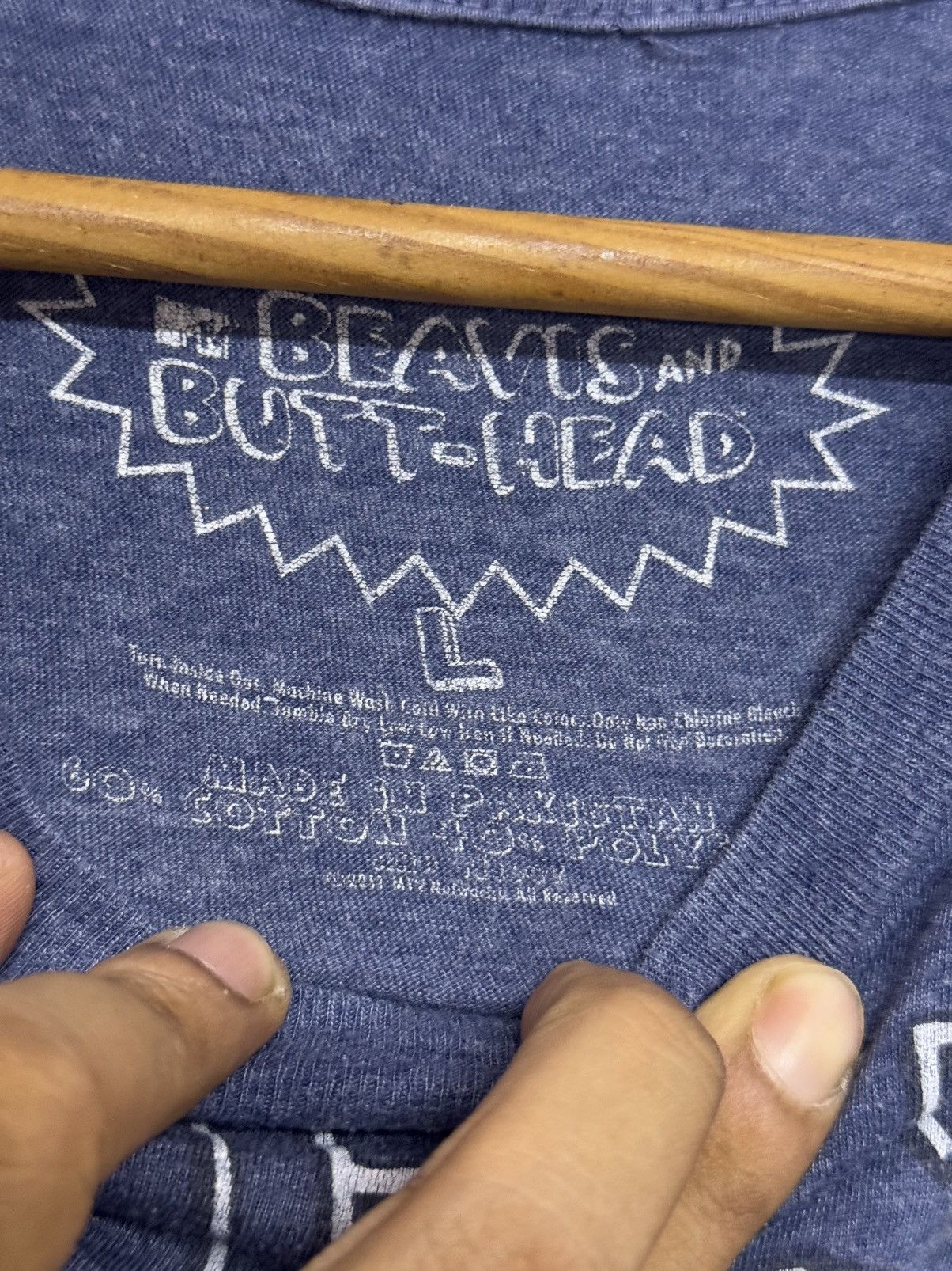 Cartoon Network × Vintage Beavis Butthead Mike Judge Y2K Size US L / EU 52-54 / 3 - 6 Thumbnail