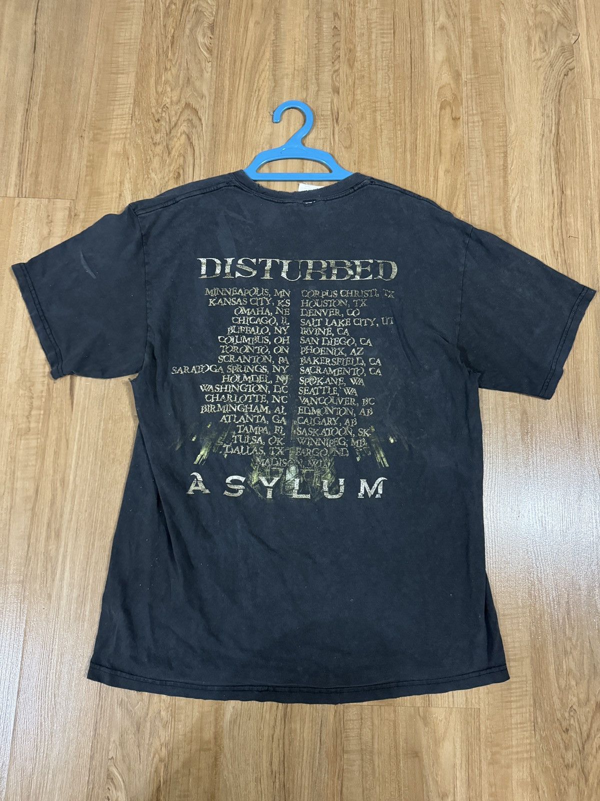 Band Tees × Vintage VINTAGE DISTURBED Band Tshirt Size US M / EU 48-50 / 2 - 6 Thumbnail