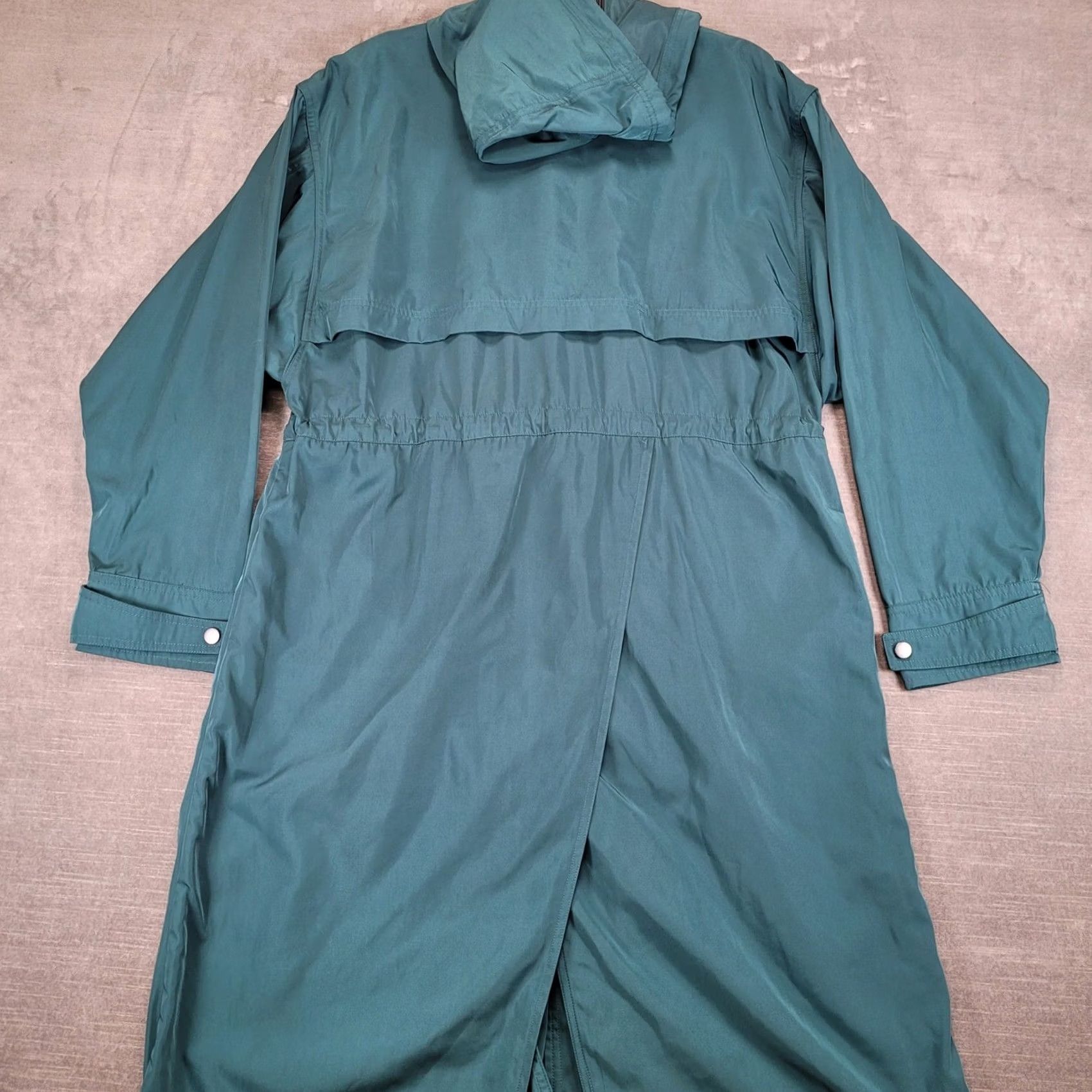 7 For All Mankind 7 For All Mankind Men's Teal Anorak Jacket Hooded Drawstring Waist Size M Size US M / EU 48-50 / 2 - 4 Thumbnail
