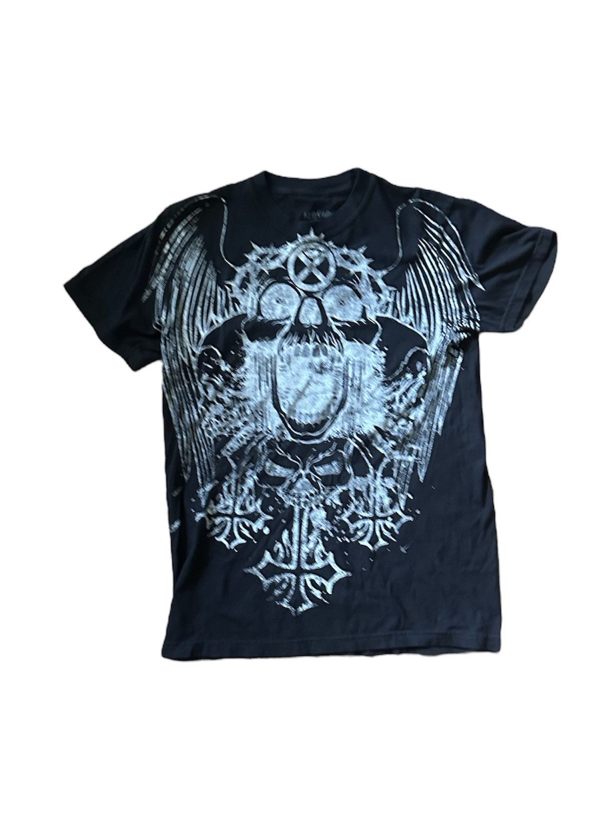 Affliction UPSIDE DOWN CROSS KEN CARSON AFFLICTION STYLED SHIRT | Grailed