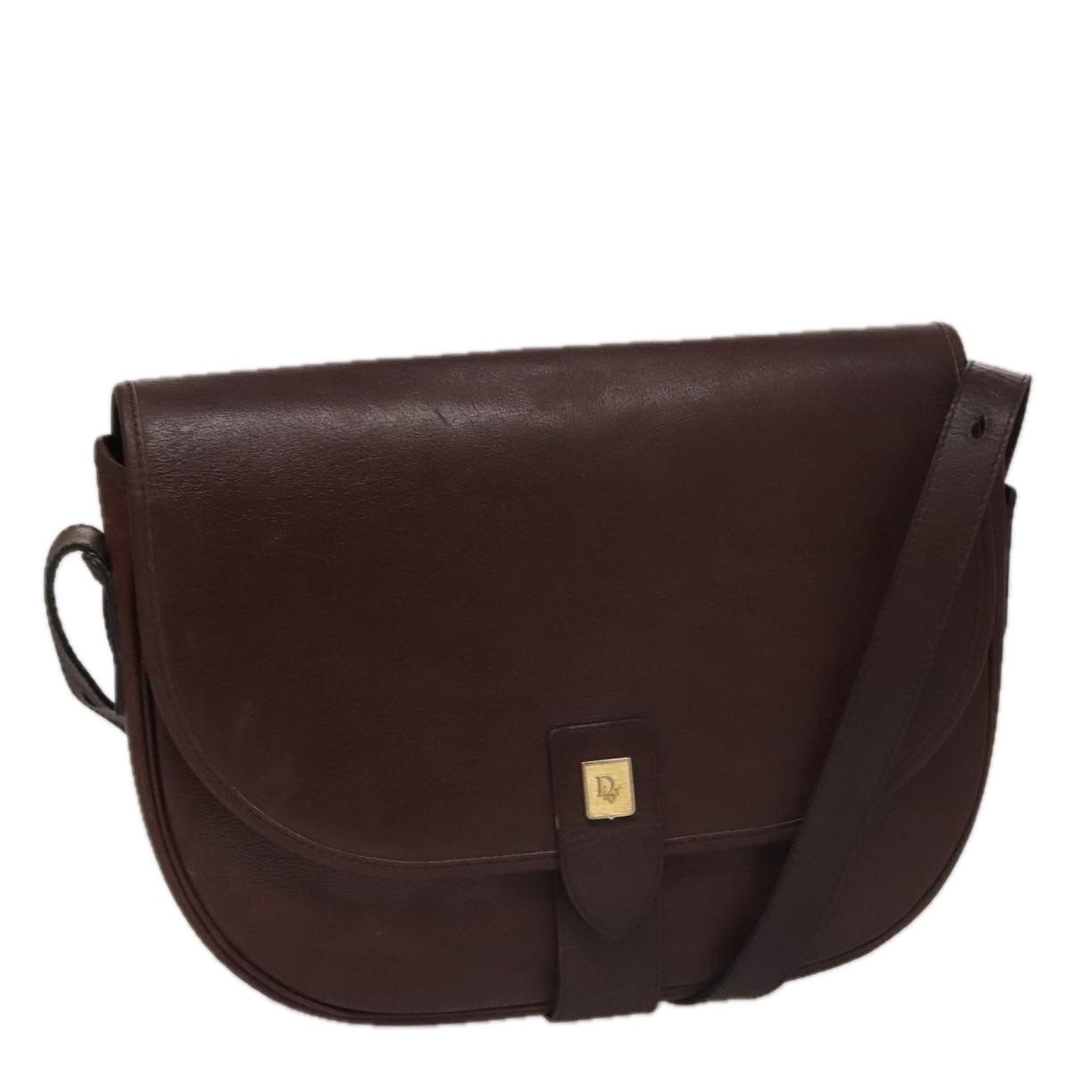 Dior Burgundy Leather Shoulder Bag (Pre-Owned) Size ONE SIZE - 1 Thumbnail