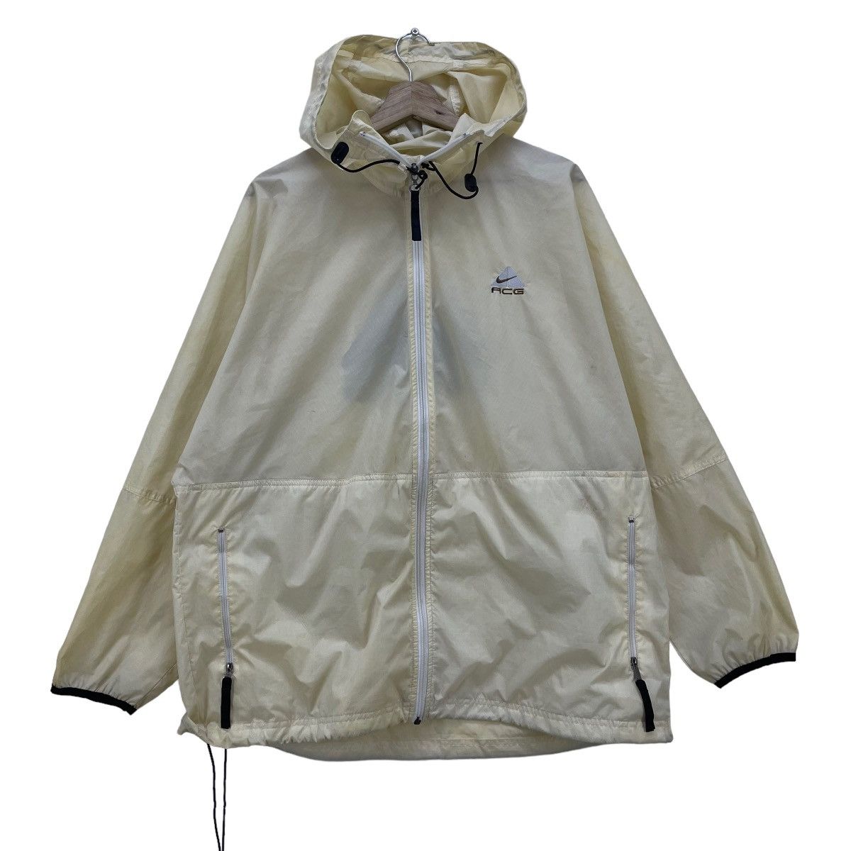 Nike Vintage Trashed Nike ACG Light Jacket Hooded Size US L / EU 52-54 / 3 - 1 Thumbnail
