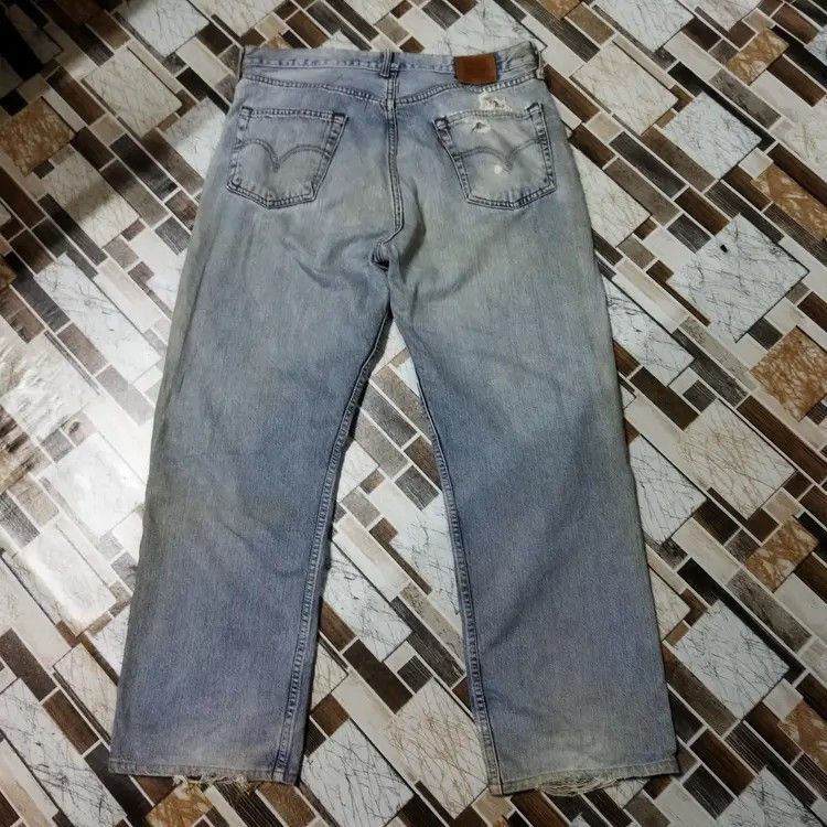 Levi's × Vintage LEVIS 503 DISTRESSED BLUE JEANS PANTS Size US 36 / EU 52 - 7 Thumbnail
