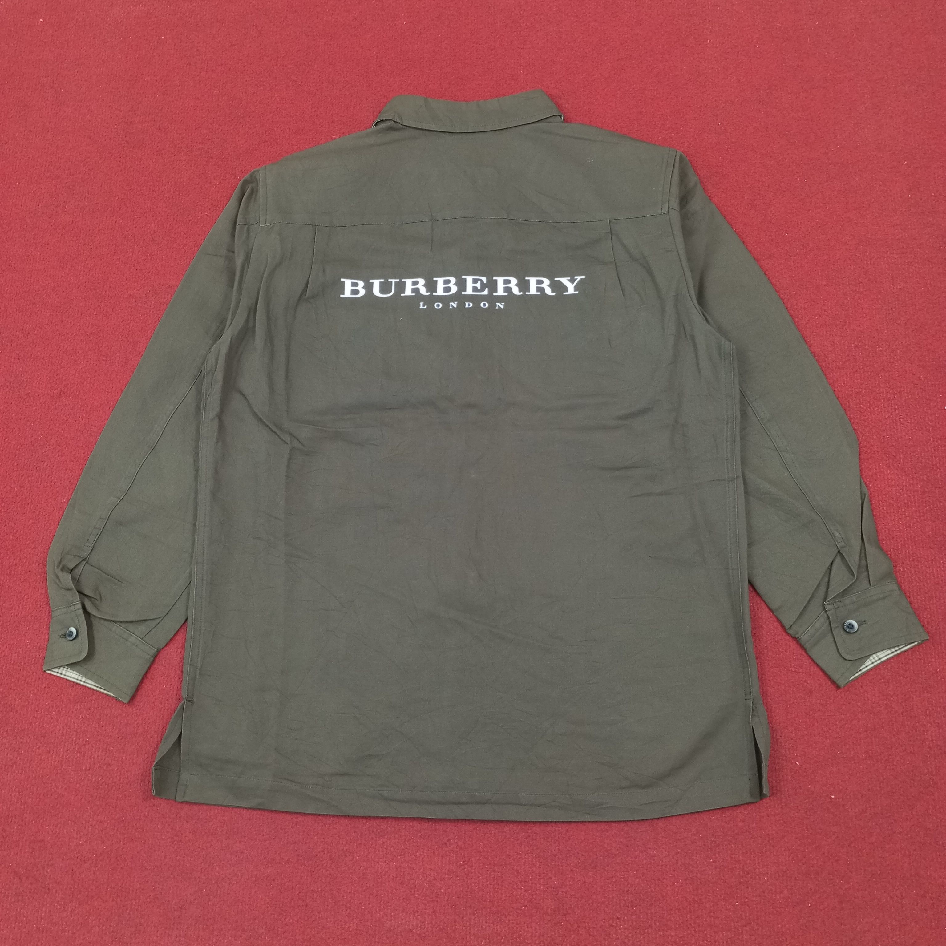 Burberry Burberry London Fashion Brand Custom Art Shirt Size US L / EU 52-54 / 3 - 1 Thumbnail