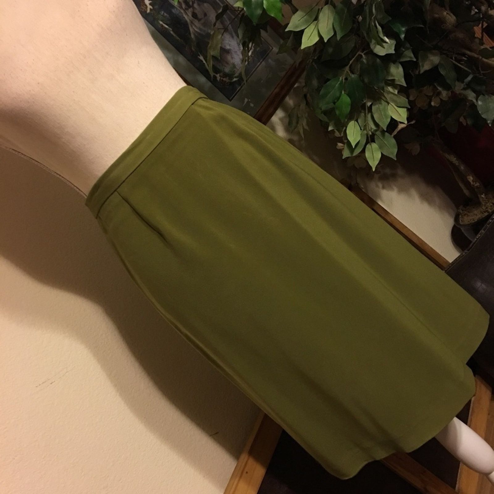 Other Tower Hill olive green skirt set NWOT 8 Size M / US 6-8 / IT 42-44 - 3 Thumbnail