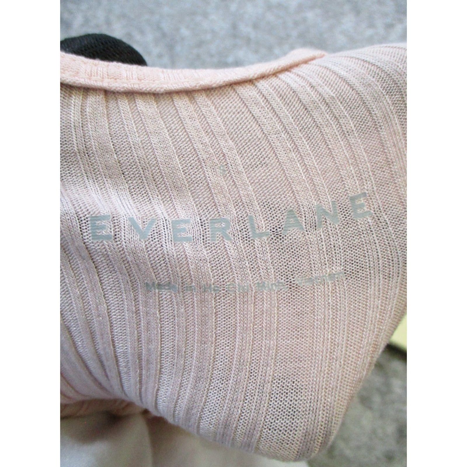 Everlane VINTAGE Everlane Dress Women Small Sleeveless Pink Knit Midi Blouson Casual Size S / US 4 / IT 40 - 3 Thumbnail