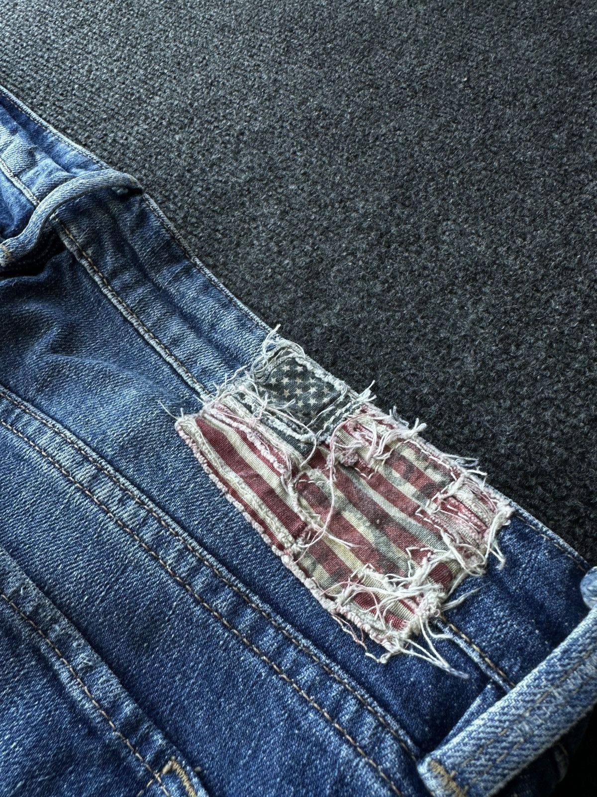 Ralph Lauren 🚨RARE RL RALPH LAUREN WOMEN DENIM JEANS FLAG LOGO Size 30" / US 8 / IT 44 - 14 Thumbnail