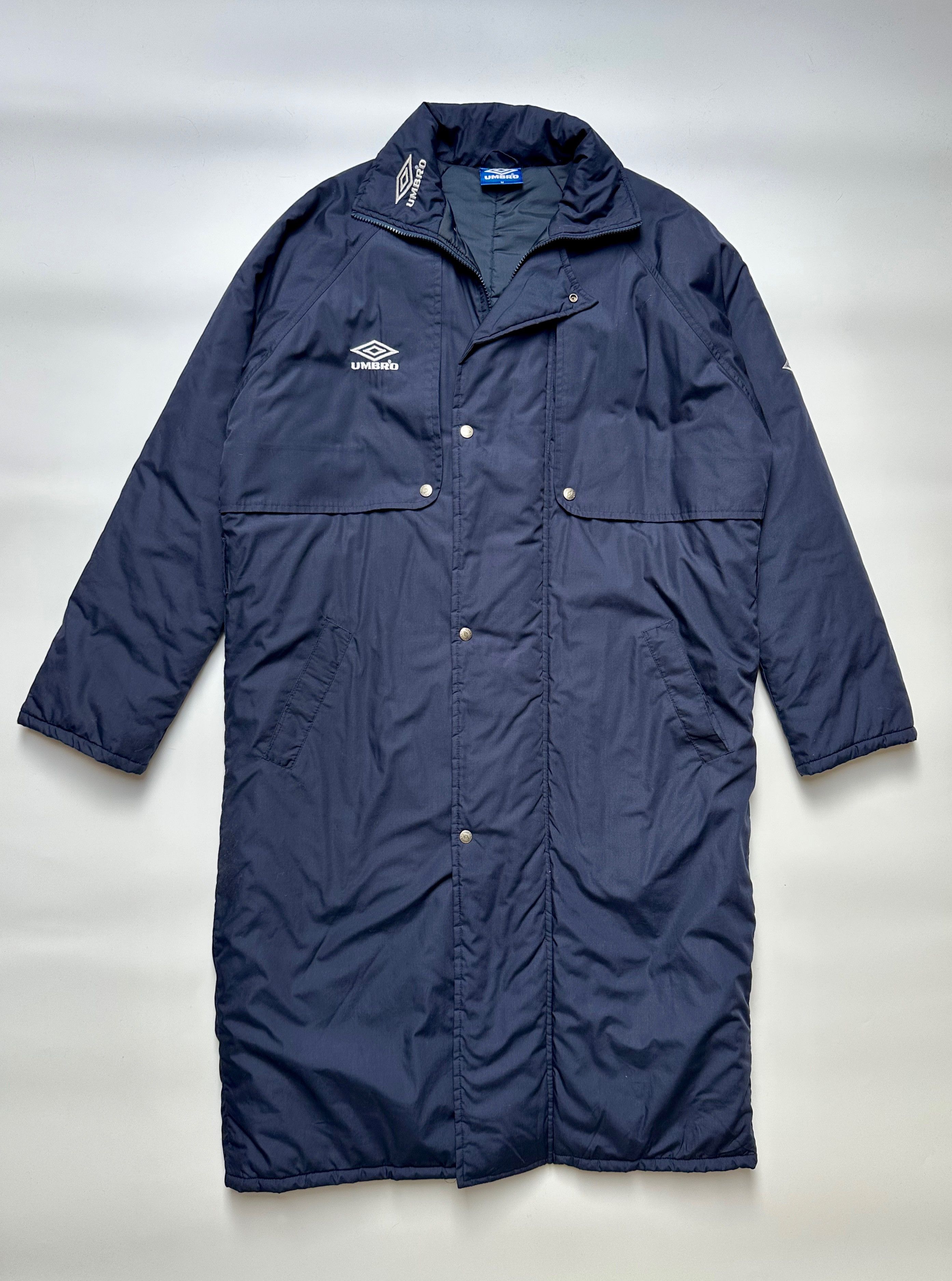 Umbro 90's UMBRO vintage padded long coat jacket Size US M / EU 48-50 / 2 - 1 Thumbnail