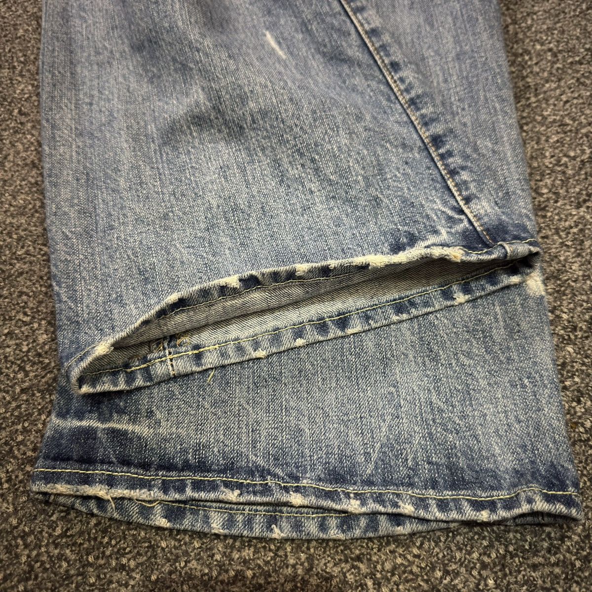 Seditionaries Destroyed Y2K A&F Flared Baggy Distressed Denim Size US 30 / EU 46 - 13 Thumbnail