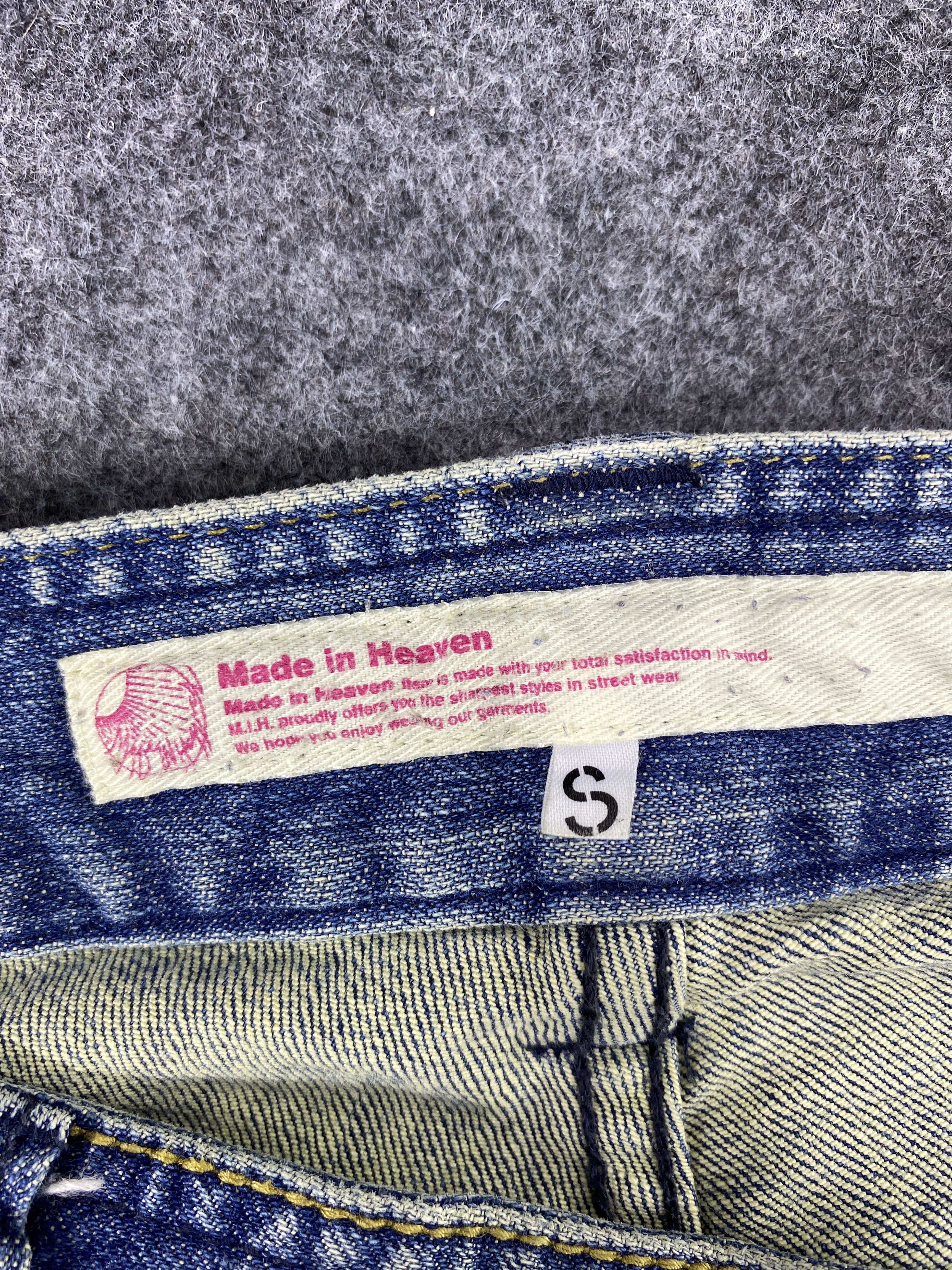 Japanese Brand Japanese Brand Blue Wash Flare Jeans - J1055 Size 29" - 9 Thumbnail