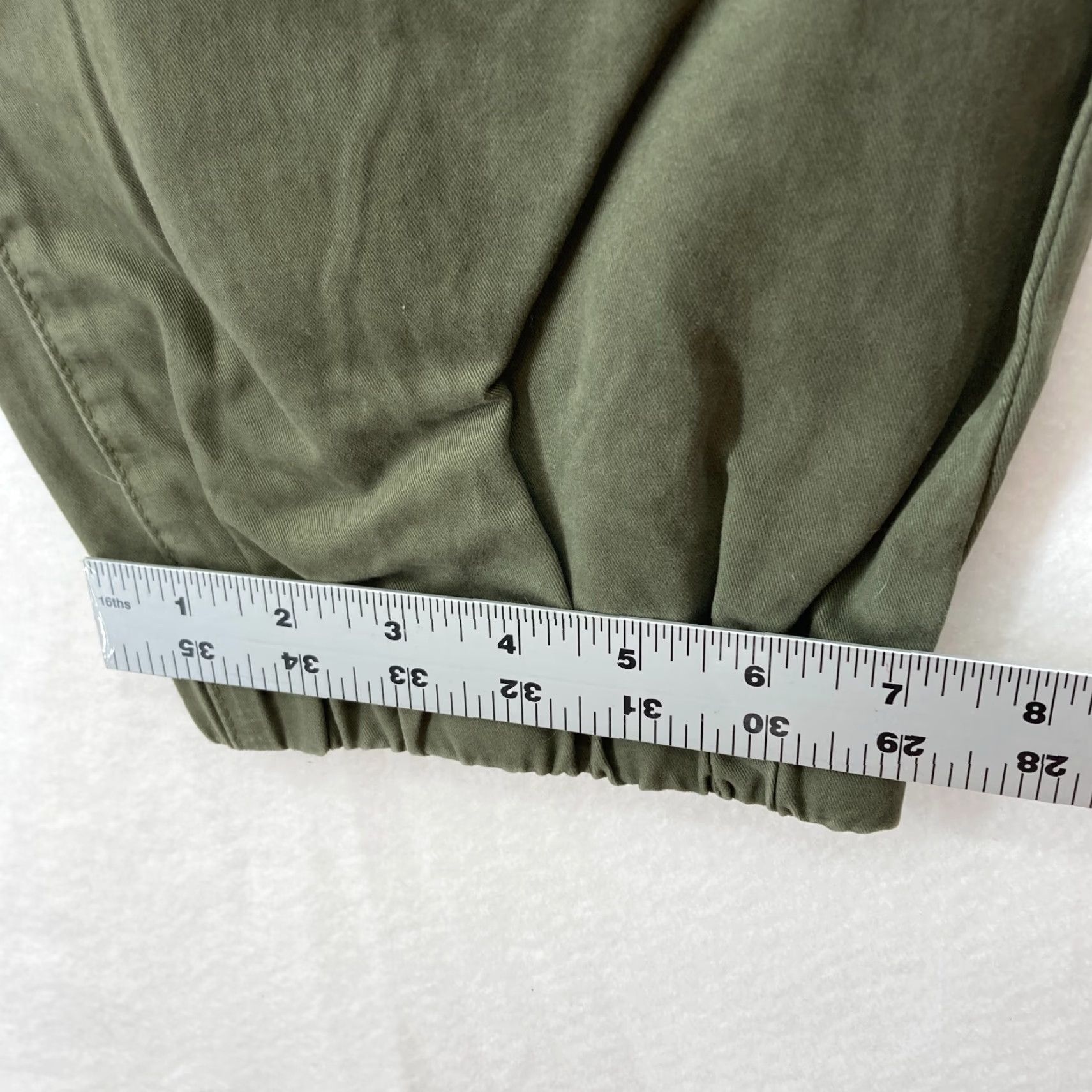 Vintage Flamingo Women's XL Green Jogger Pants Pull On Tapered Pocket Drawstring Casual Size 40" / US 18 - 7 Thumbnail