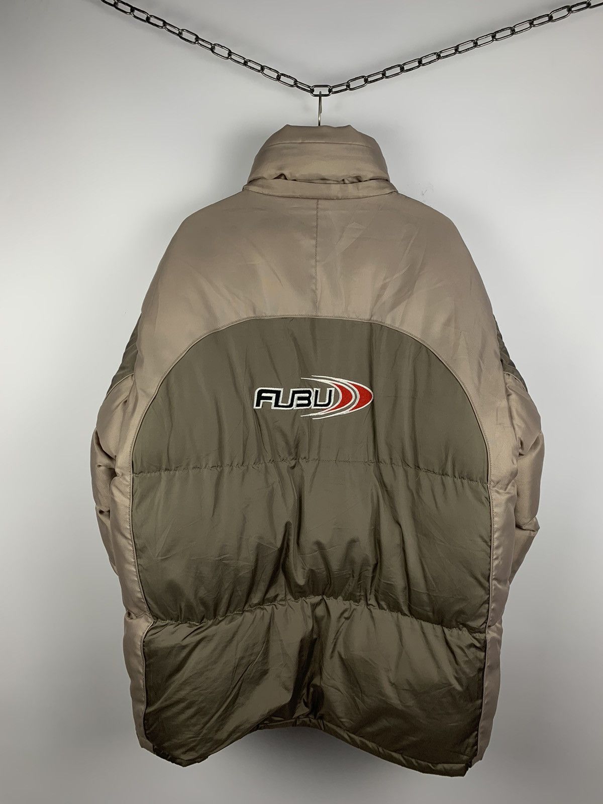 Fubu Vintage Fubu Full Zip Puffer Down Jacket Embroidered Logo Size US XXL / EU 58 / 5 - 7 Thumbnail