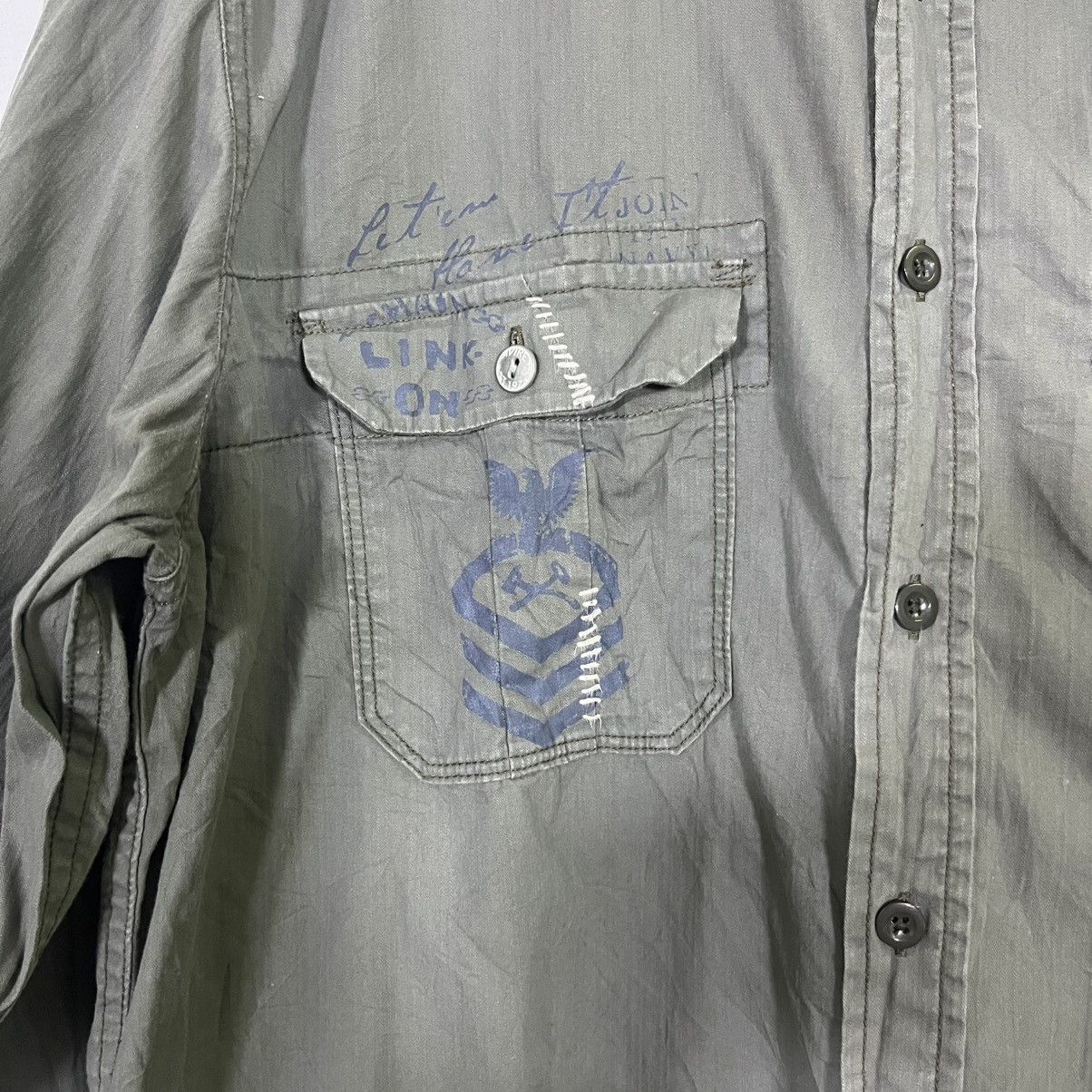 Avirex VINTAGE AVIREX US NAVY PATCHES BUTTON UP SHIRT Size US XL / EU 56 / 4 - 4 Thumbnail