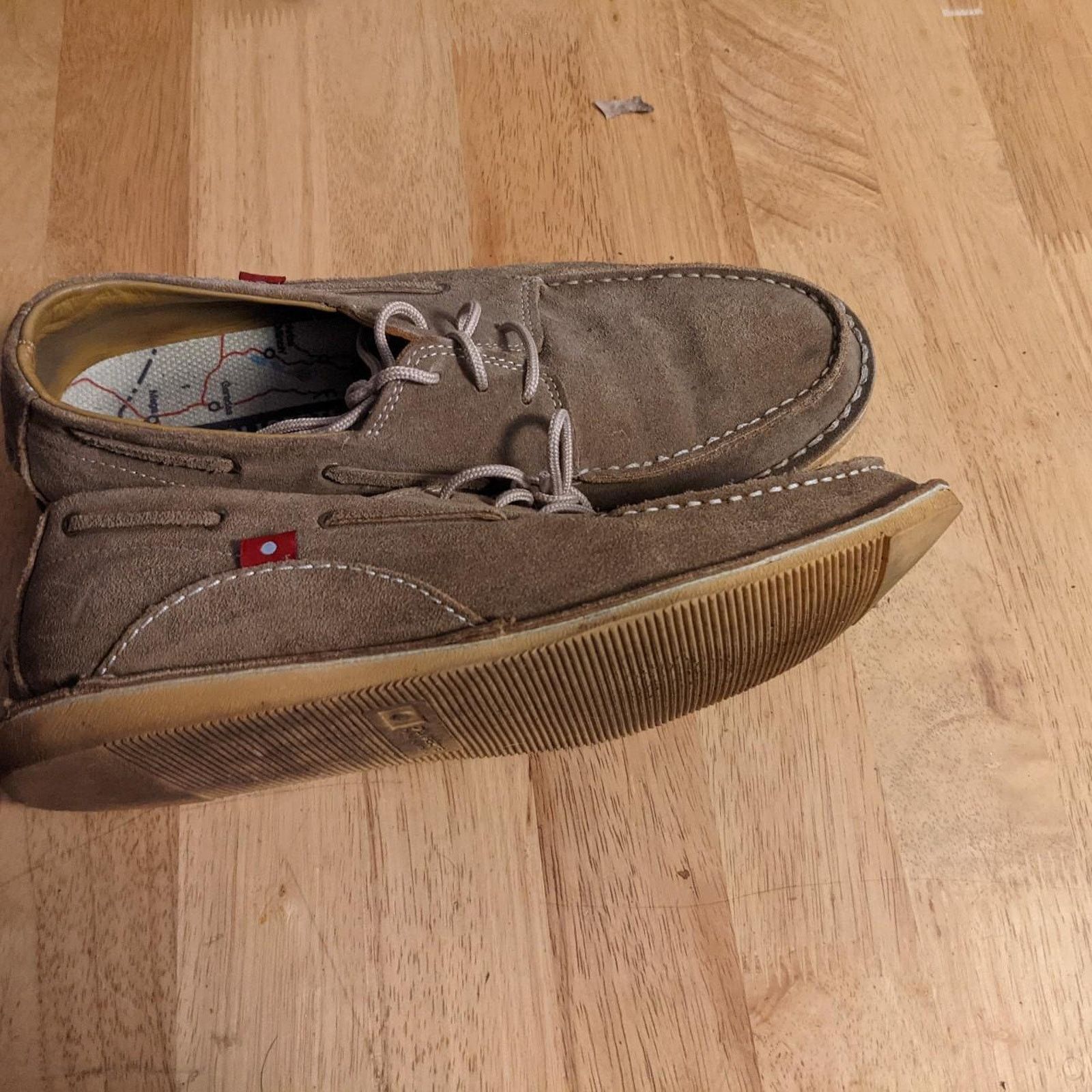 Oliberte Oliberte Mens Leather Boat Shoes Size US 10 / EU 43 - 2 Thumbnail