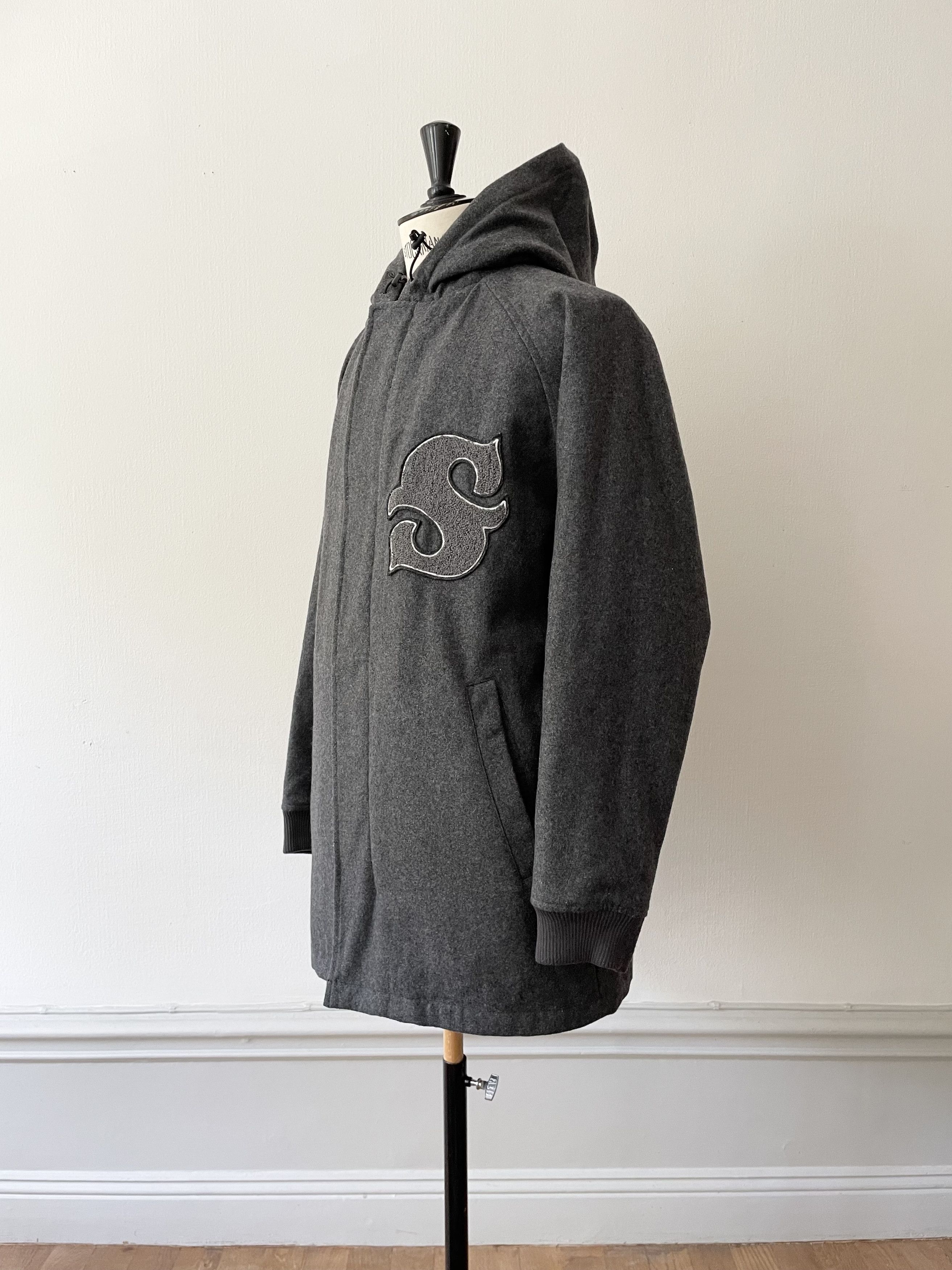 RARE! 90s Stussy Wool Parka - Large