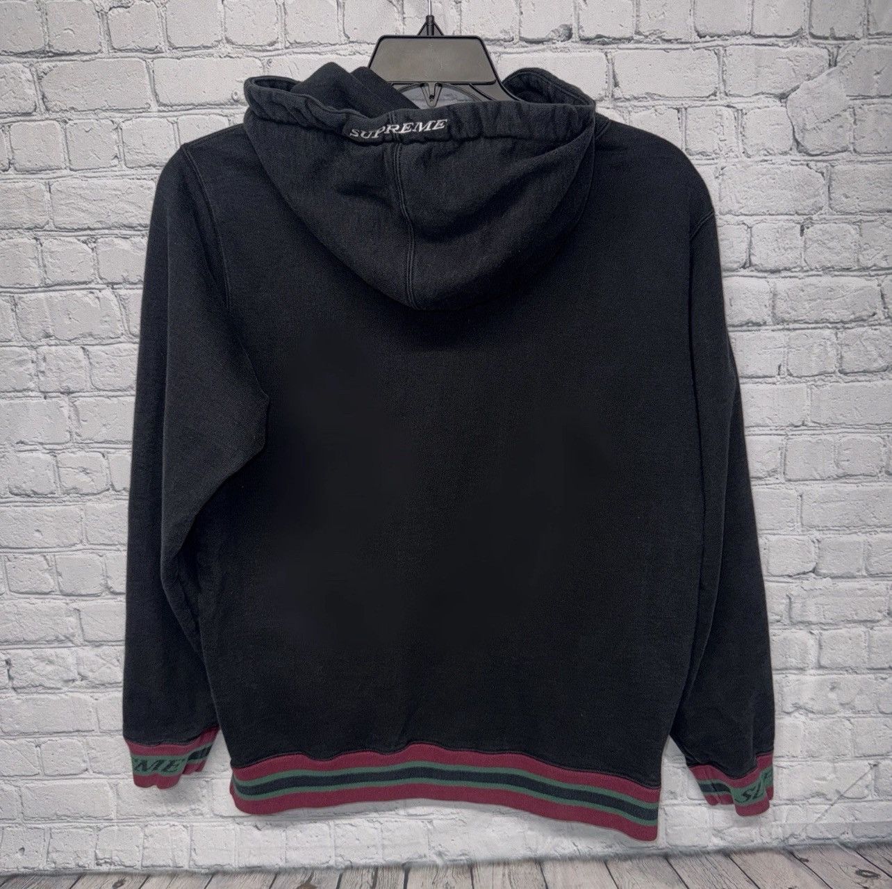 Supreme Supreme stripe rib hoodie Size US M / EU 48-50 / 2 - 3 Thumbnail