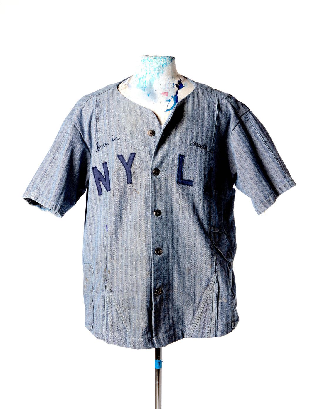 Greg Lauren $1250 Greg Lauren Engineer Baseball Shirt Size US XXL / EU 58 / 5 - 1 Thumbnail