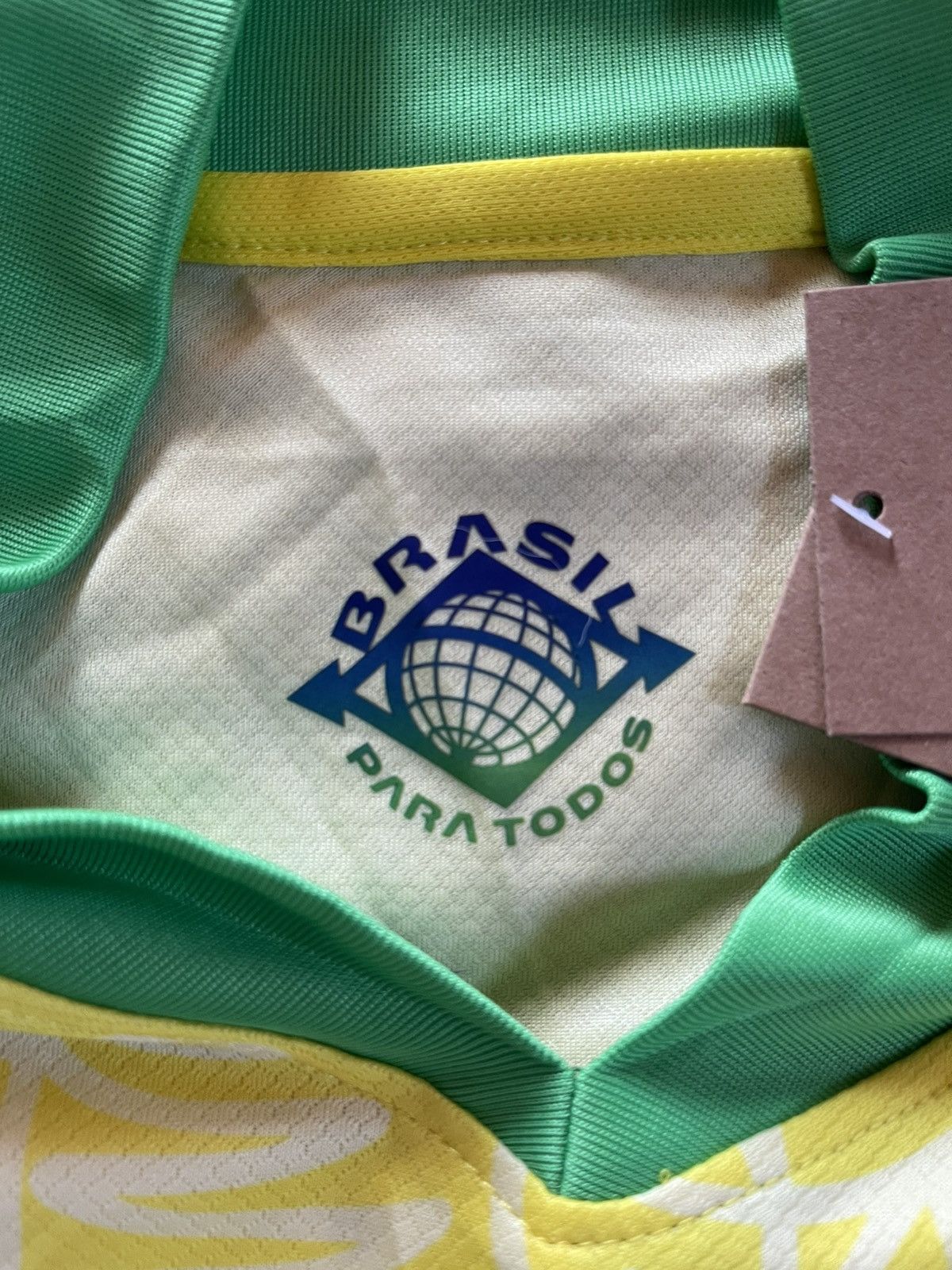 Nike × Vintage Vintage Brazil Home Jearsy 2024 Yellow/Green XL Size US XL / EU 56 / 4 - 8 Thumbnail