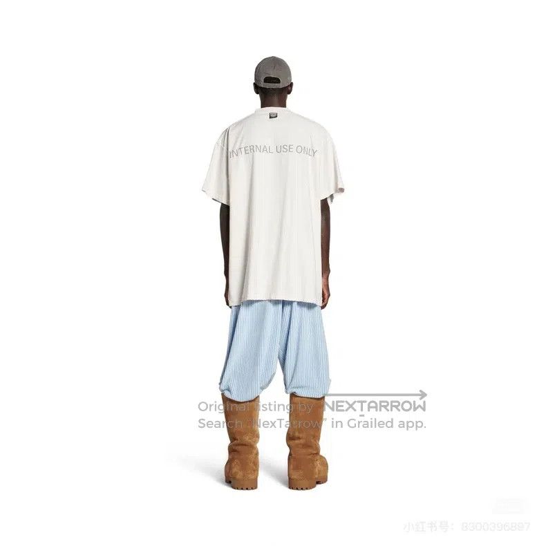 Balenciaga Balenciaga For Internal Use Slogan Inside Out Short Sleeve Size US S / EU 44-46 / 1 - 7 Thumbnail