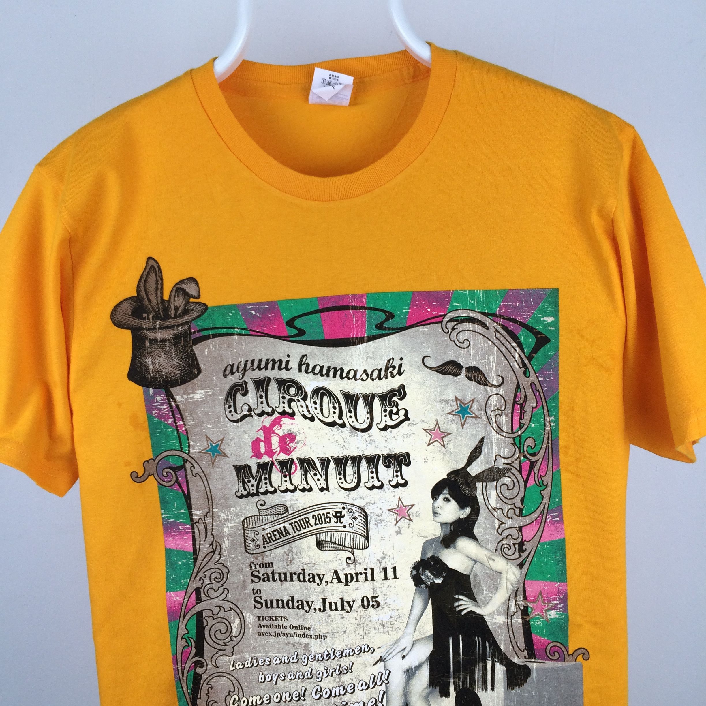 Band Tees × Vintage G18 RARE! AYUMI HAMASAKI JAPAN TOUR PROMO TEE Size US M / EU 48-50 / 2 - 3 Thumbnail