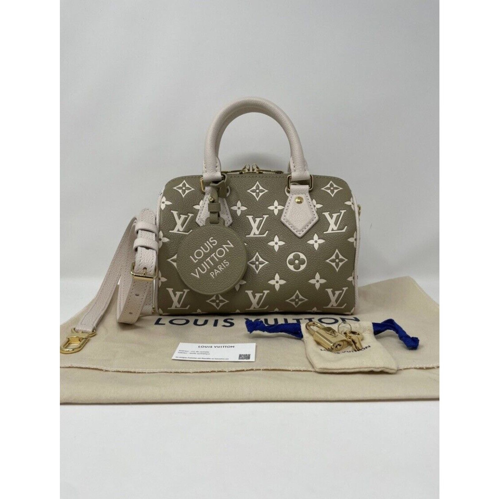 Louis Vuitton Louis Vuitton Speedy Bandouliere Satchel Bag 20 KhaKI Size ONE SIZE - 10 Thumbnail