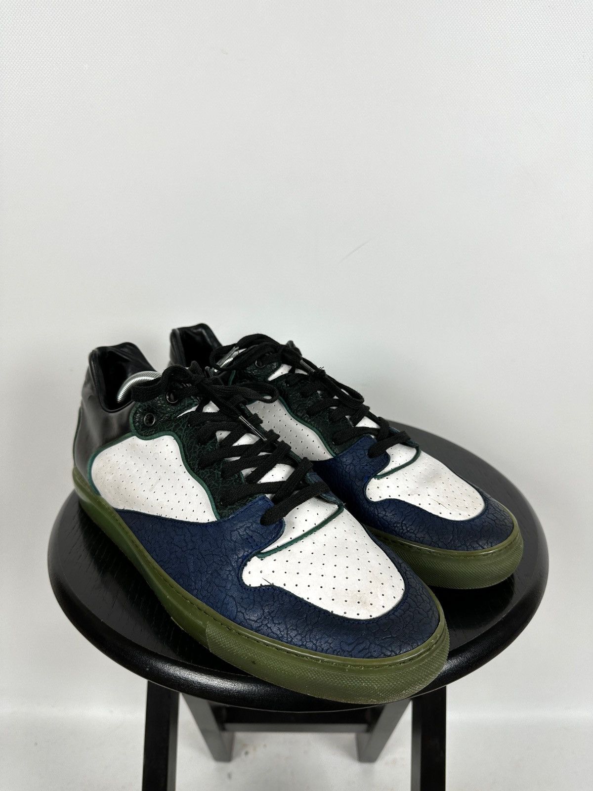 Balenciaga Panelled Low Top Sneakers
