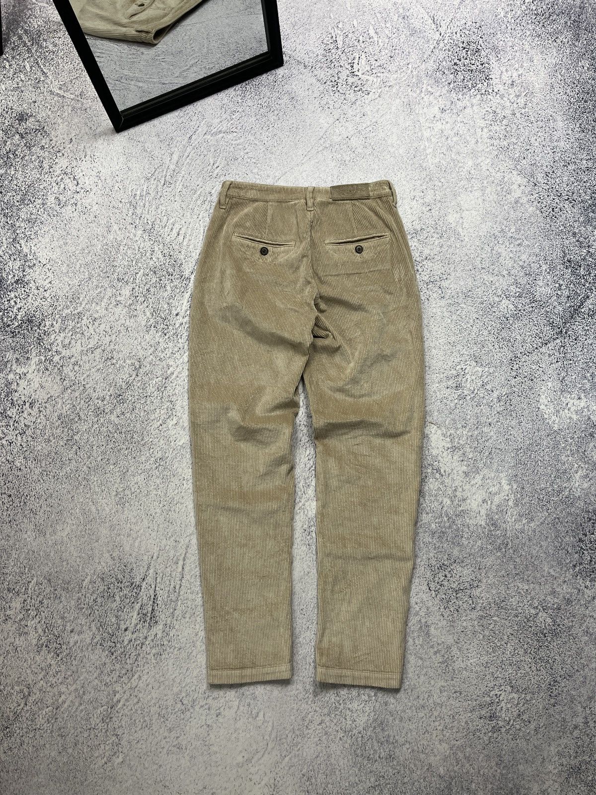 Designer × Jacob Cohen Jacob Cohen Women’s Corduroy Beige Luxury Hand Made Pants Size 25" / US 0 / IT 36 - 2 Thumbnail