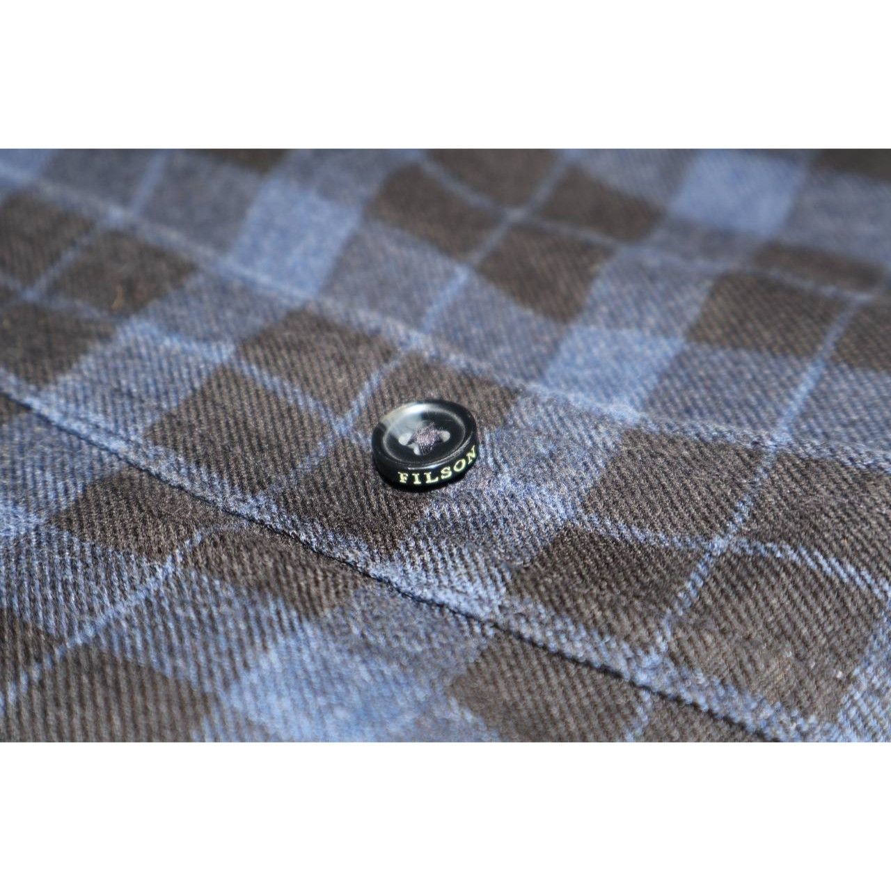 Filson Filson Flannel Work Shirt Blue and Black Plaid Size XL Size US XL / EU 56 / 4 - 5 Thumbnail