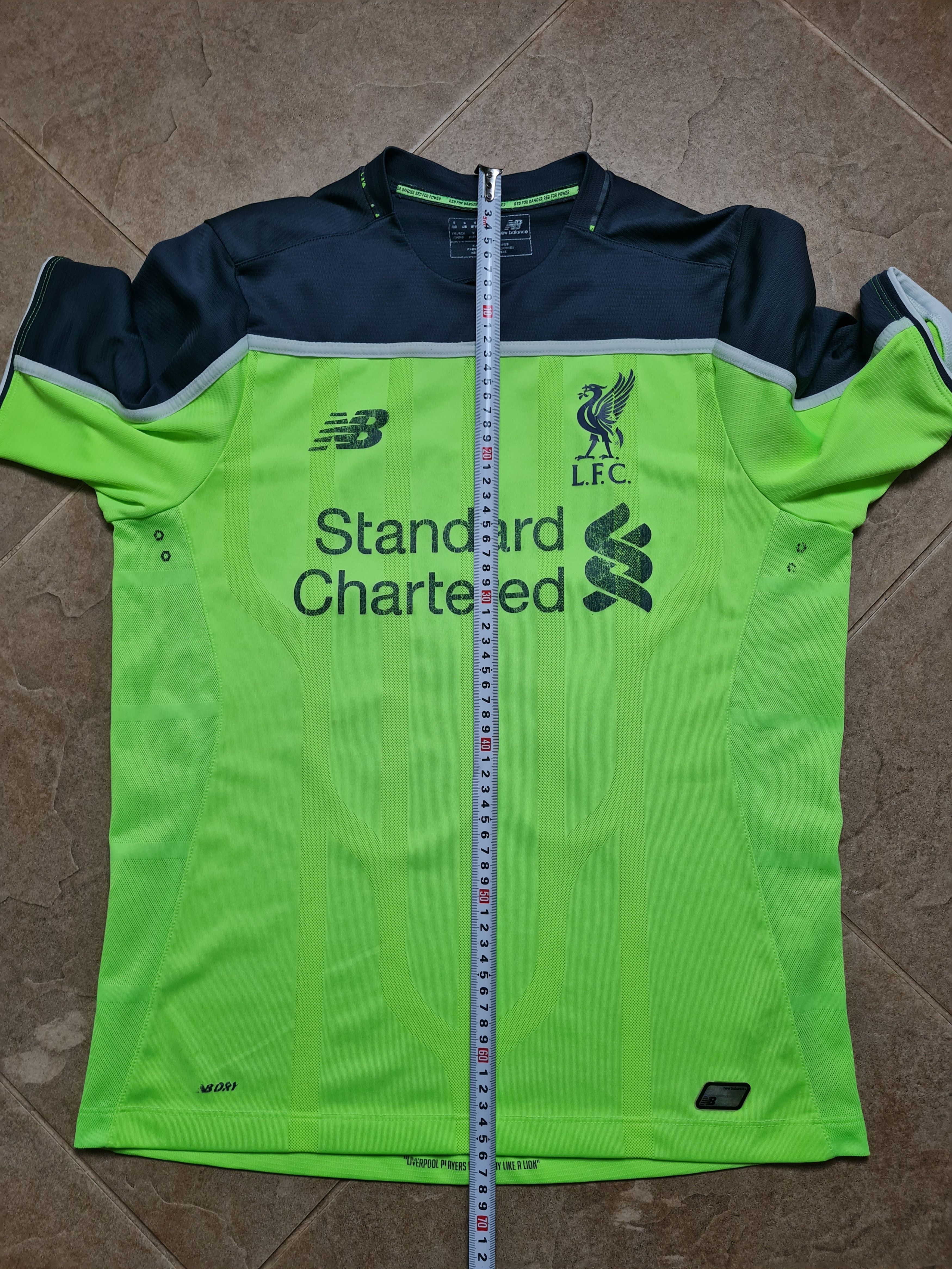 New Balance LIVERPOOL FC 2016/17 Third Sadio MANE 19 NB Toxic Green Size US S / EU 44-46 / 1 - 6 Thumbnail