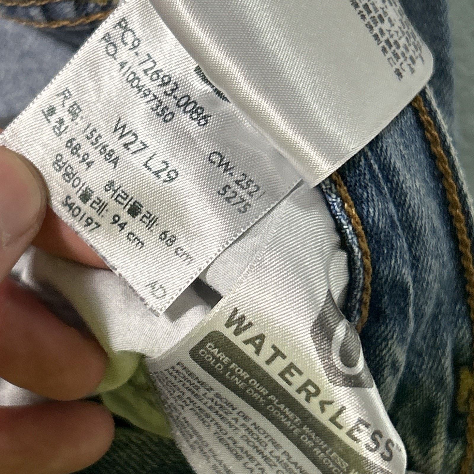 Levi's Levis Premium Loose Straight Jeans Women 27x29 Baggy Relaxed Size 27" / US 4 / IT 40 - 6 Thumbnail
