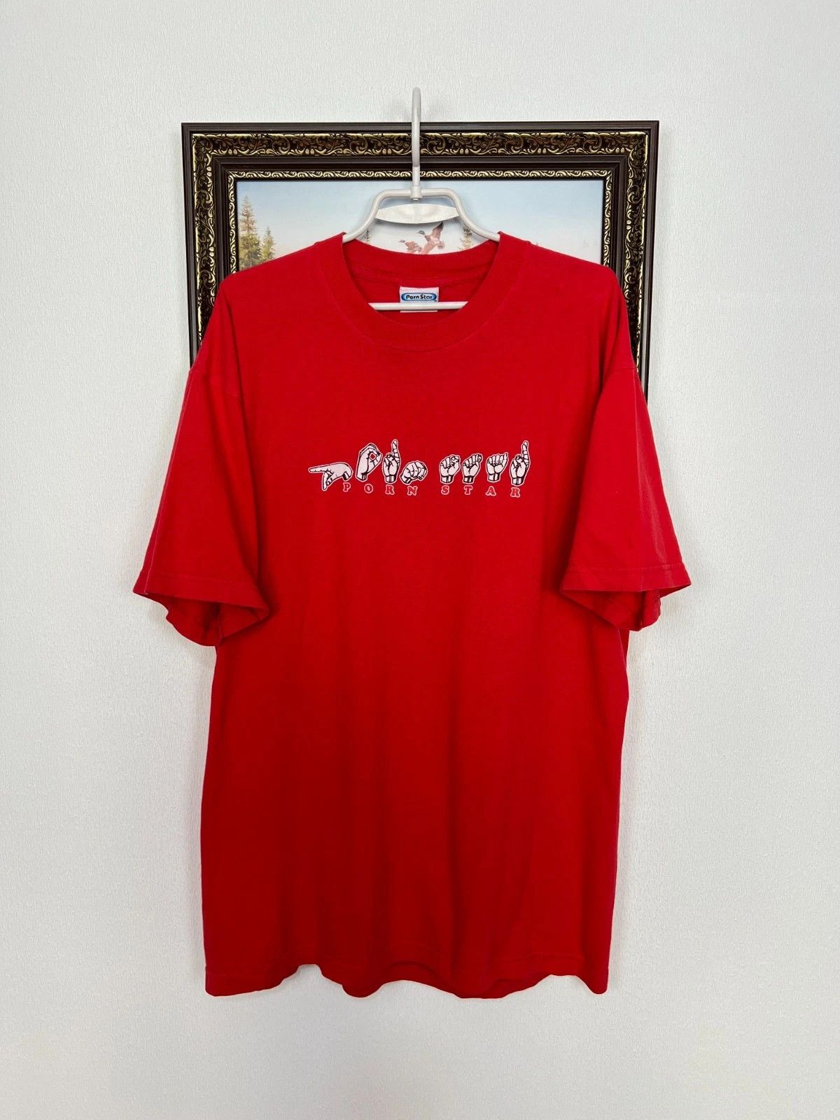 Other Vintage 90's Porn Star Shirt Over Print Logo Tee Rare Hype Size US XL / EU 56 / 4 - 1 Thumbnail
