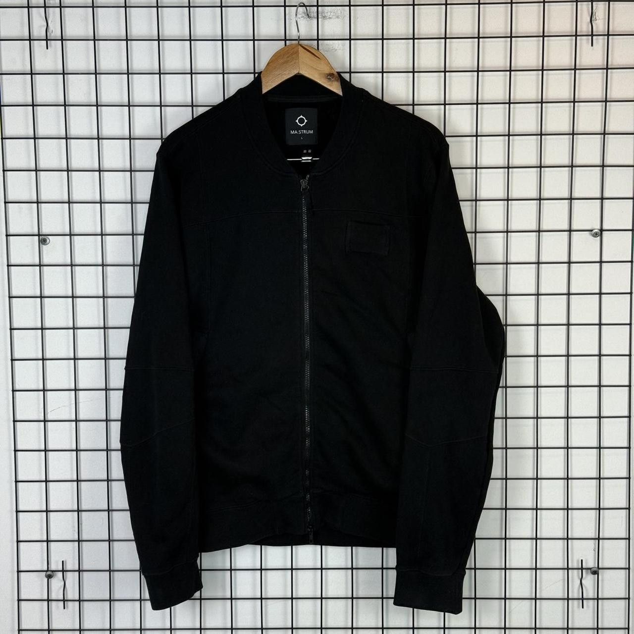 MA.STRUM Mastrum Zip Up Sweatshirt Massimo Osti Black Size US L / EU 52-54 / 3 - 1 Thumbnail