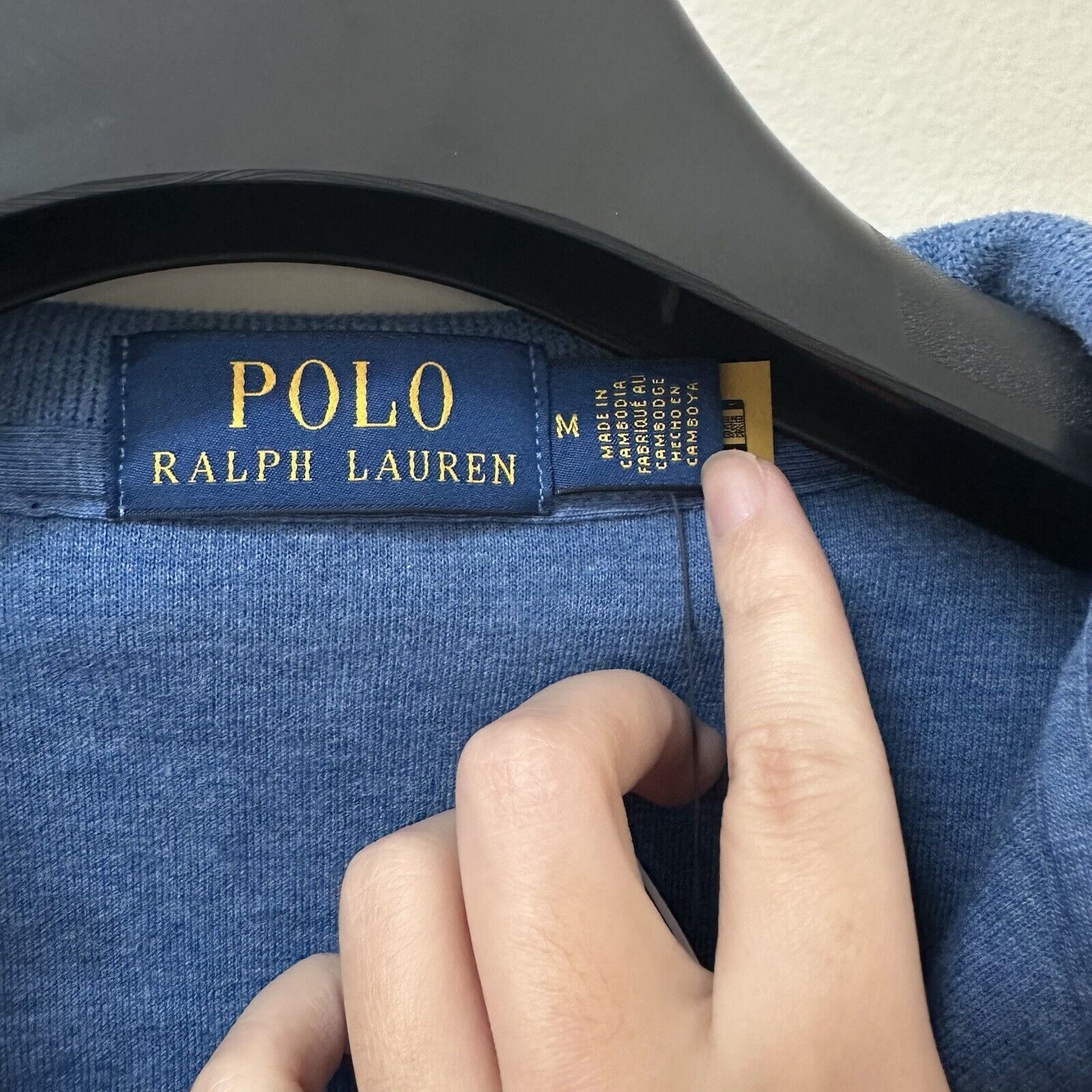 Ralph Lauren New Polo Ralph Lauren Cotton Long Sleeve Blue Men's Medium Size US M / EU 48-50 / 2 - 3 Thumbnail