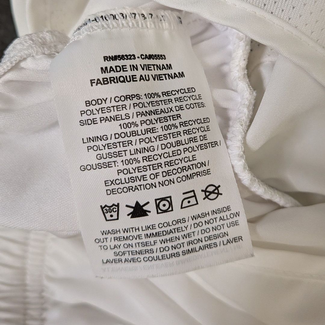 Nike Nike Dri-Fit White Running Shorts | Women's S Size 30" / US 8 / IT 44 - 4 Thumbnail