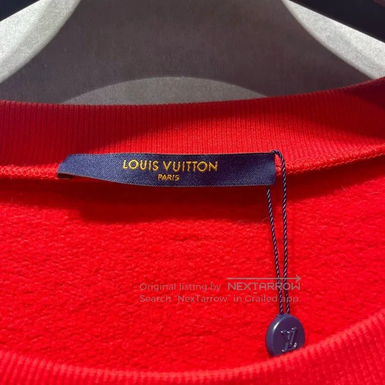Louis Vuitton Louis Vuitton size 5l Inverted Little Man Red Sweatshirt Size US M / EU 48-50 / 2 - 3 Thumbnail