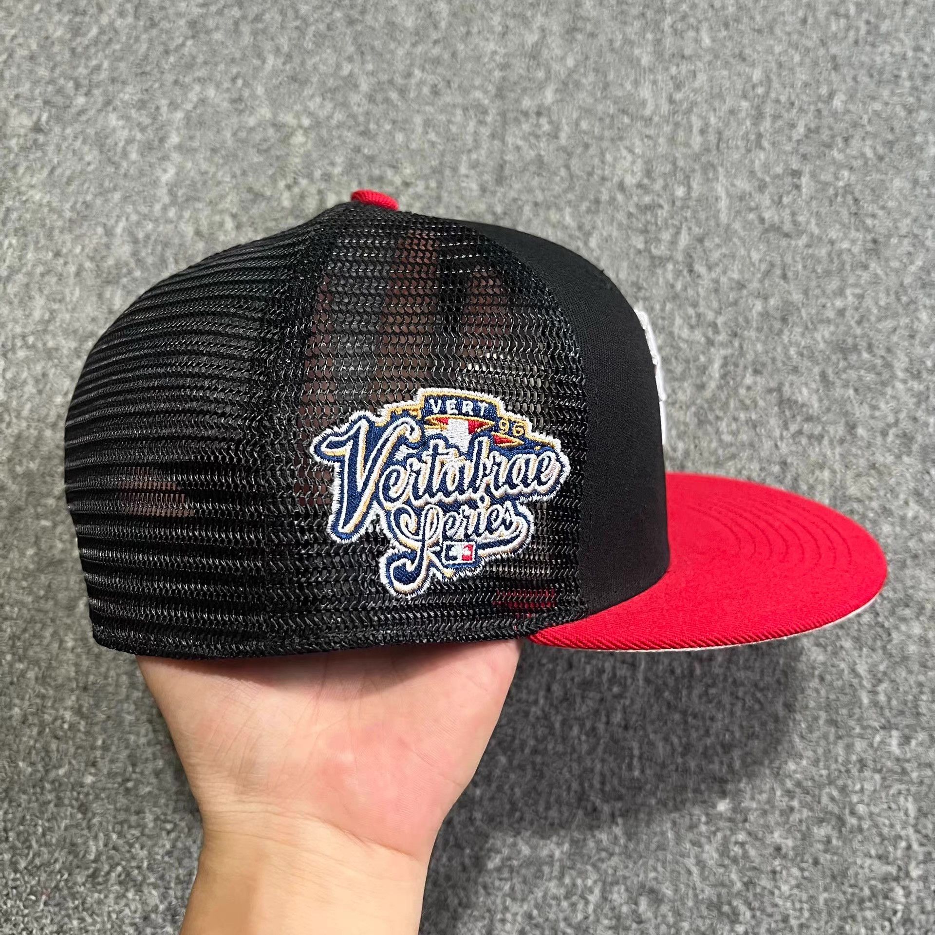 Vertabrae VERTABRAE Fully Closed Trucker Mesh Baseball Cap Sun Hat Q7 Size ONE SIZE - 6 Thumbnail