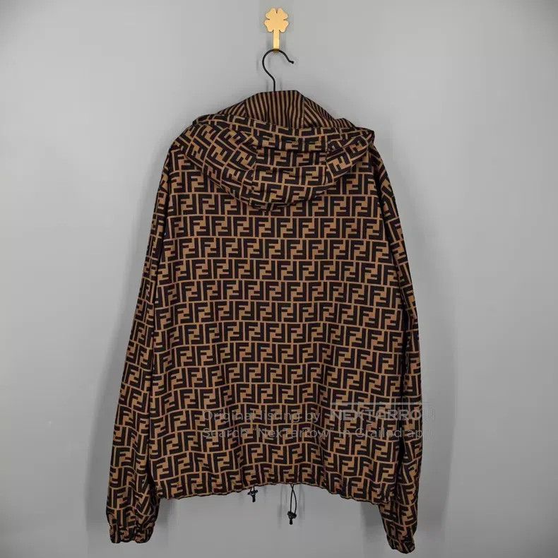 Fendi Fendi Printed Old Logo Reversible Windbreaker Size US M / EU 48-50 / 2 - 2 Thumbnail