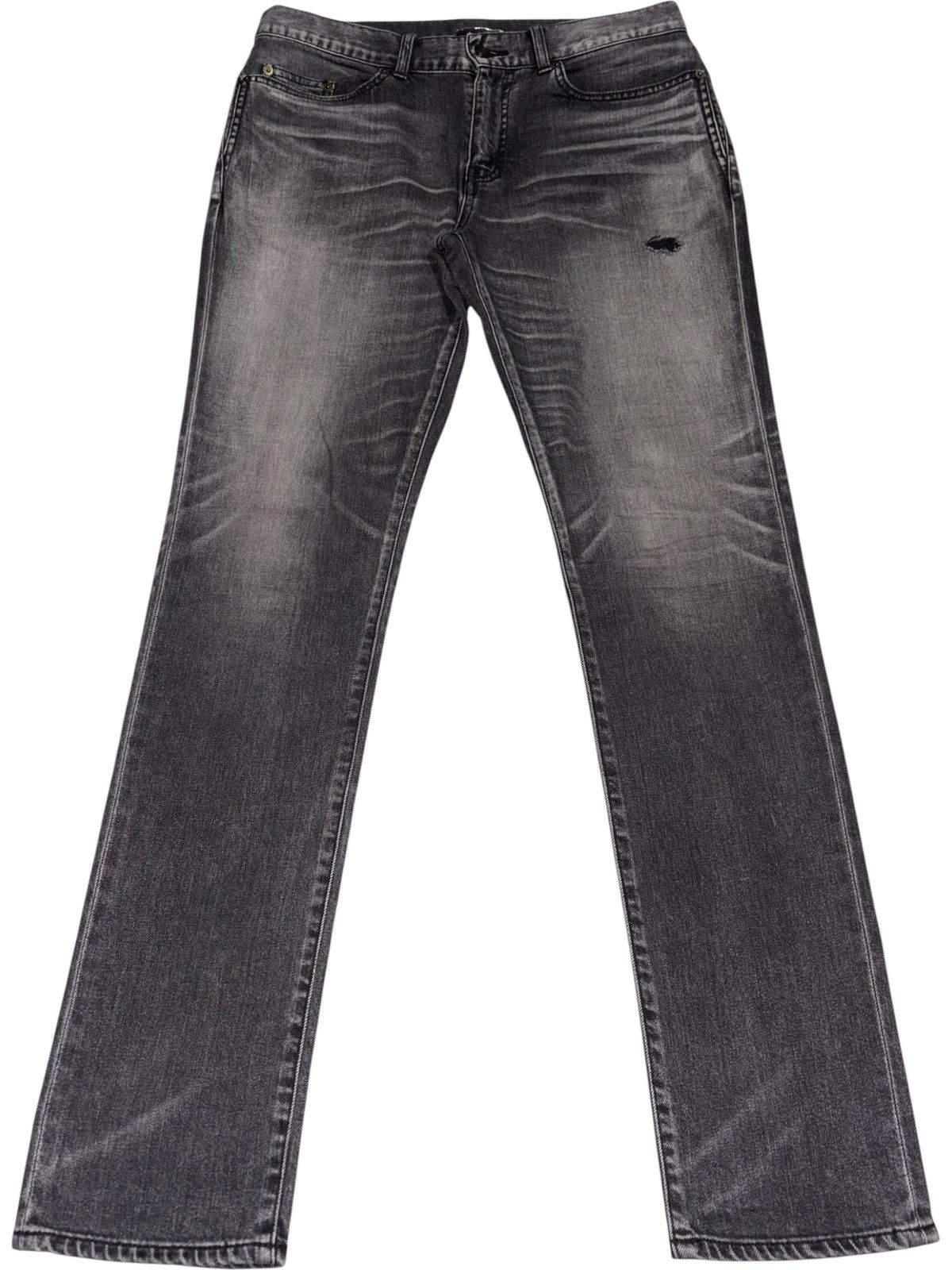 Saint Laurent Paris Saint Laurent Paris D02 Jeans Denim distressed whiskered vtg Size US 34 / EU 50 - 1 Thumbnail
