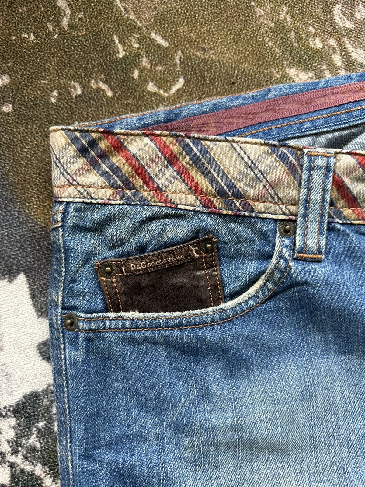 Dolce & Gabbana 2007SS - D&G cummerband spiral denim buckle back Size US 33 - 8 Thumbnail