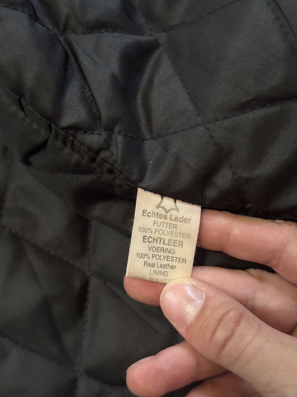 Genuine Leather Vintage 90s Genuine Leather Black Full Zip Biker Jacket Size US XL / EU 56 / 4 - 5 Thumbnail