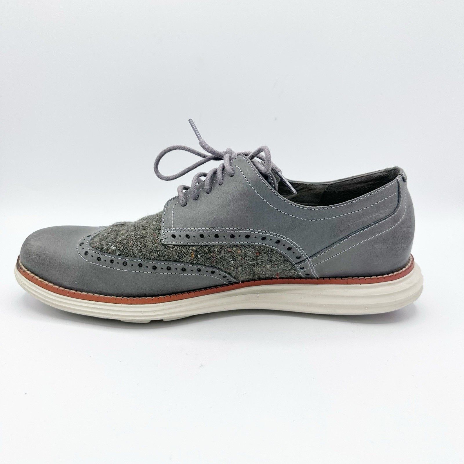 Cole Haan Cole Haan Original Grand Men's Wingtip Shoes Sz 10.5 M Size US 10.5 / EU 43-44 - 4 Thumbnail
