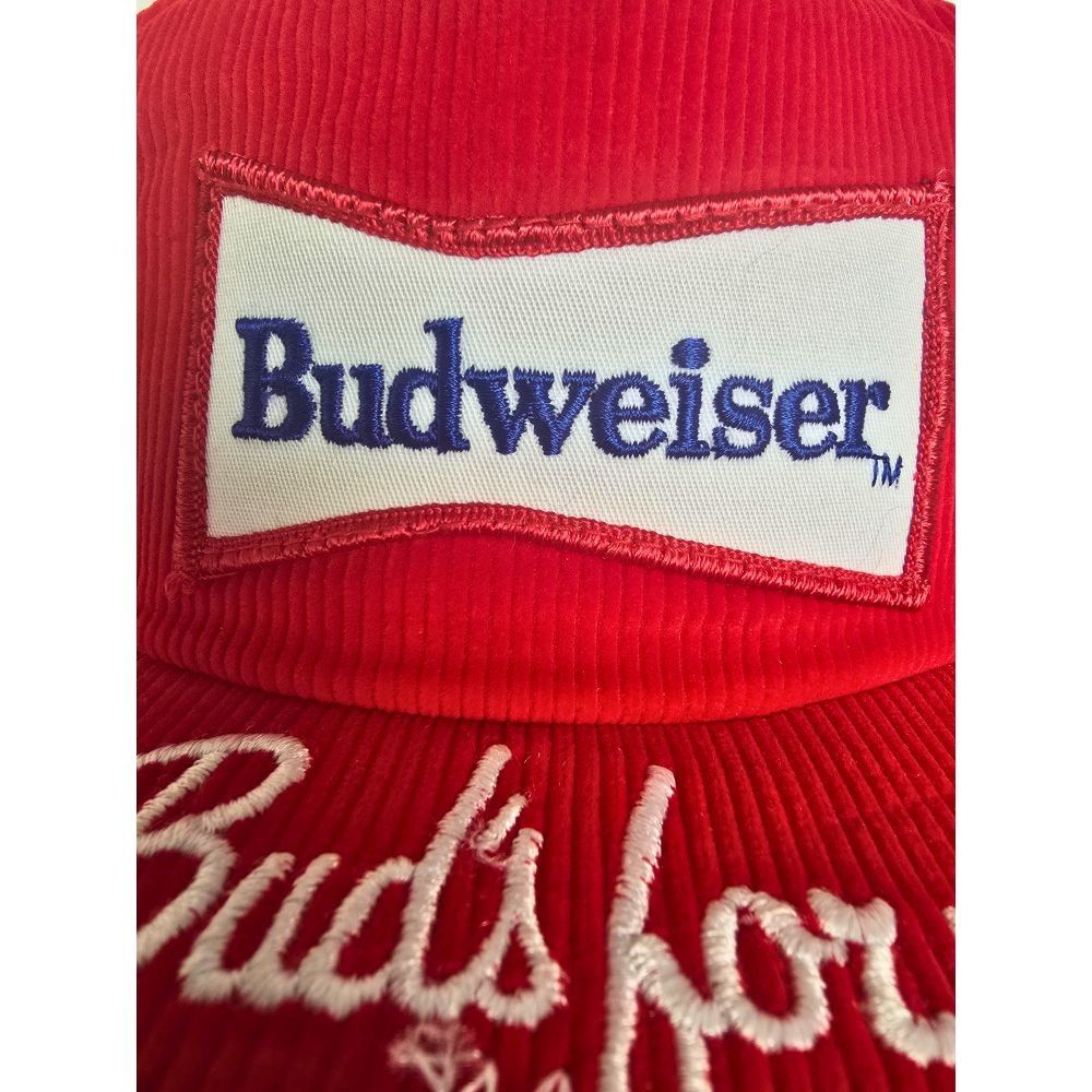Budweiser Vintage Budweiser Corduroy Cap Size ONE SIZE - 6 Thumbnail