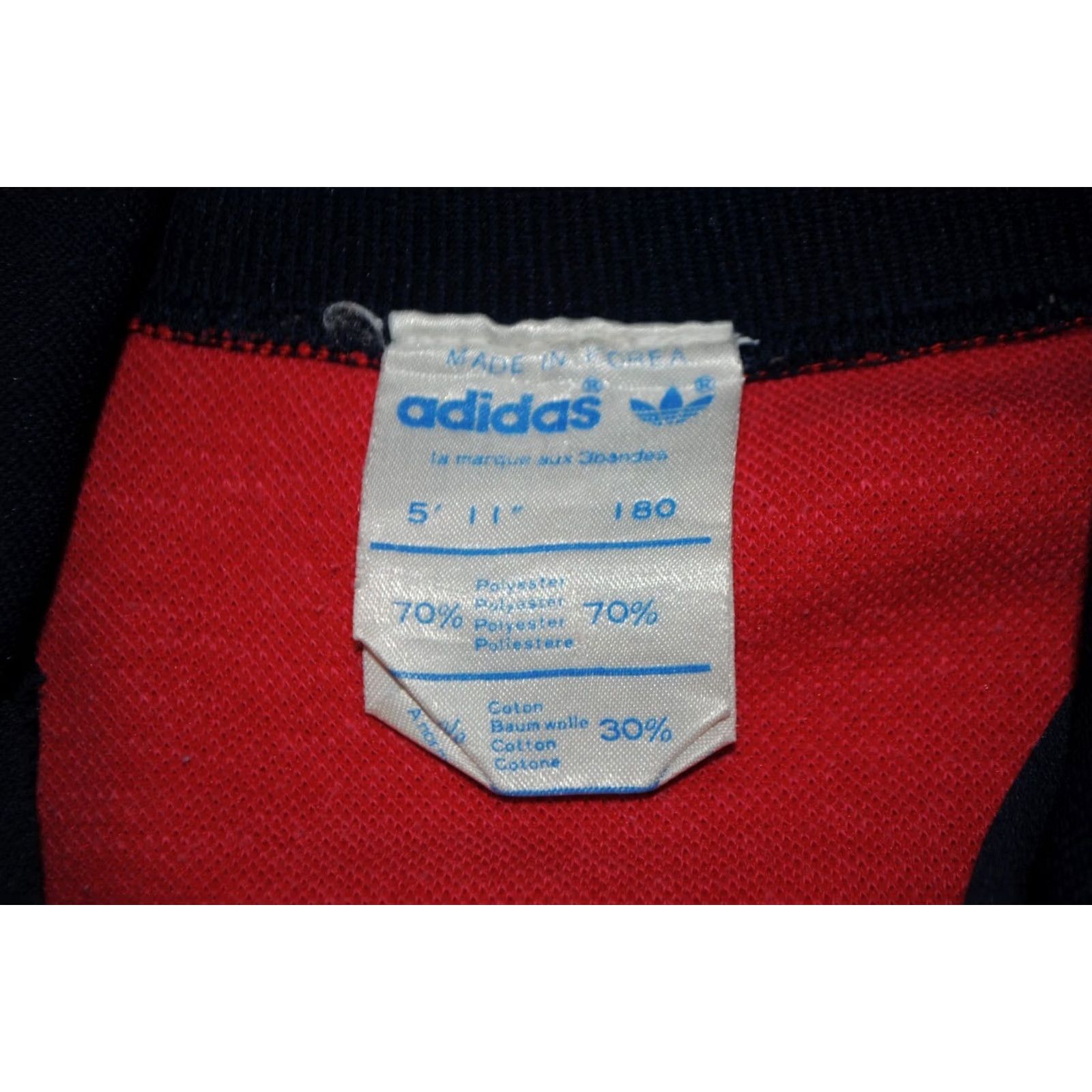 Adidas ADIDAS MENS VINTAGE 80S BLUE TRACK JACKET SIZE M Size US M / EU 48-50 / 2 - 4 Thumbnail