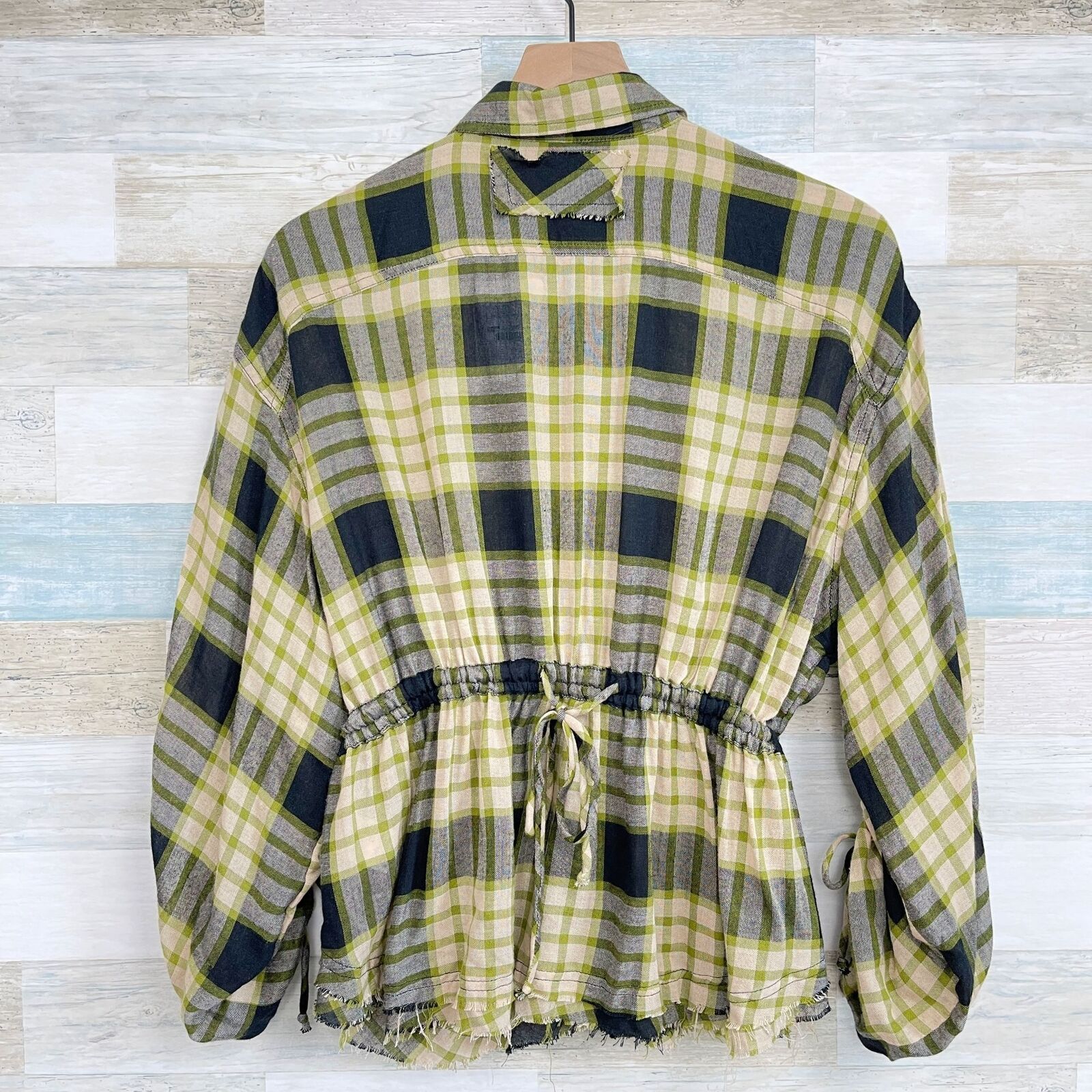Free People We The Free People Pacific Dawn Plaid Shirt Womens Small Size S / US 4 / IT 40 - 4 Thumbnail