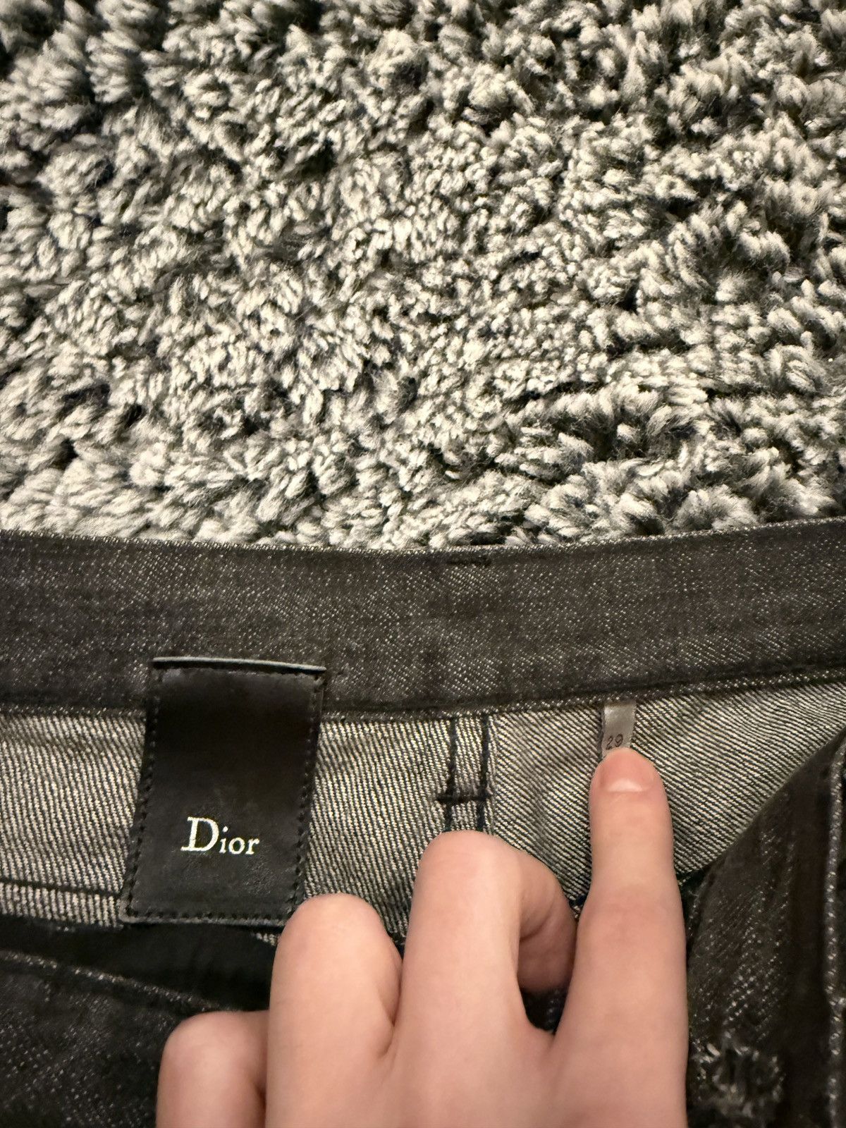 Dior Dior Waxed Strip Denim Size US 29 - 4 Thumbnail