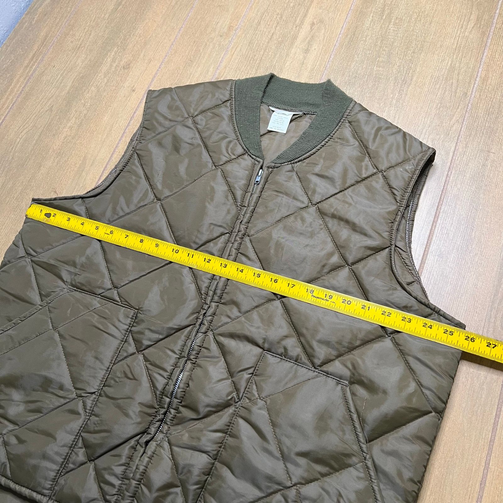 Vintage Vintage 90s Big Smith Vest Men XL Black Quilted Full Zip Size US XL / EU 56 / 4 - 8 Thumbnail