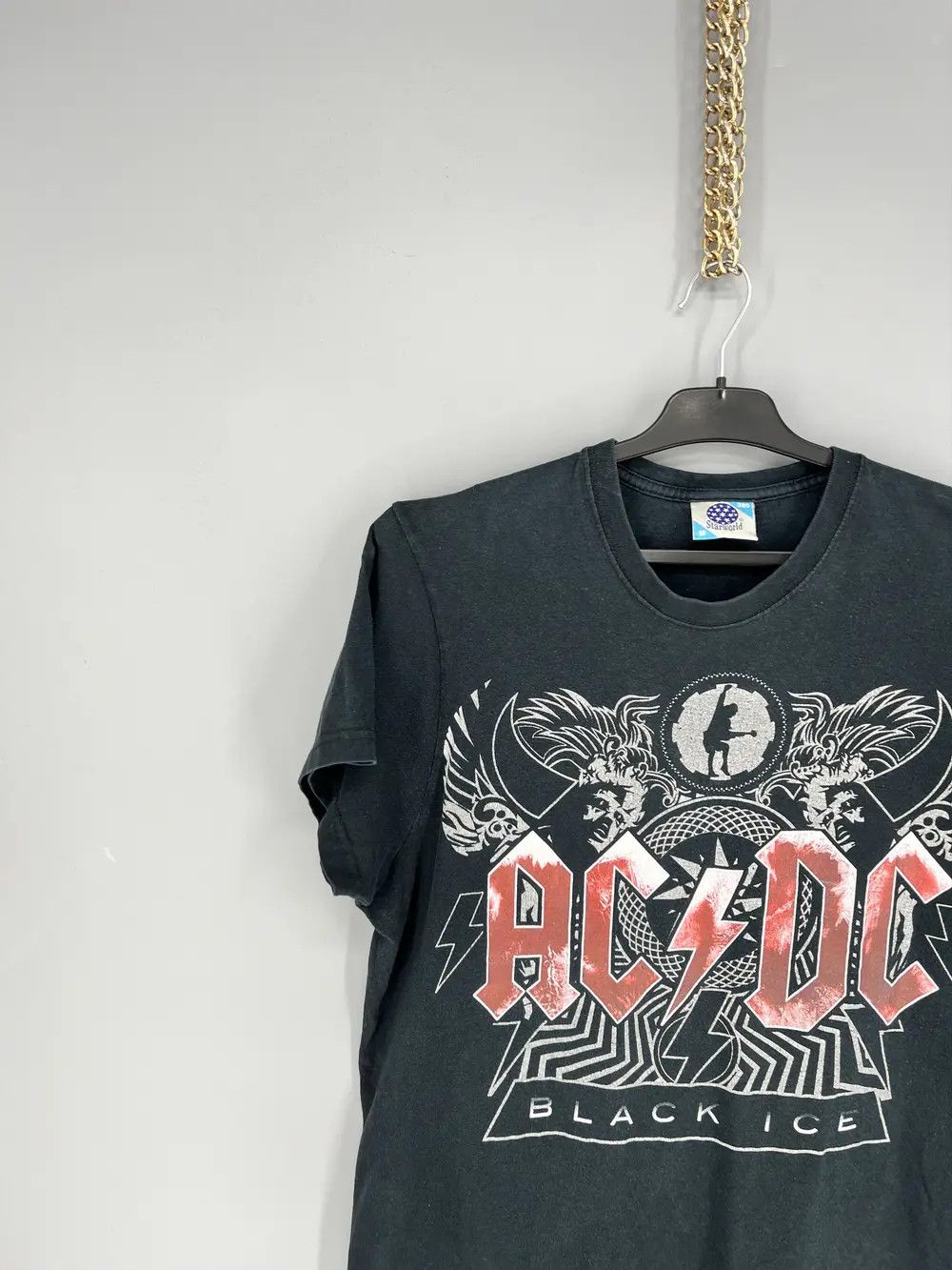 Vintage VINTAGE ACDC BLACK ICE TEE Heavy Metal Rock T-Shirt Like Size US M / EU 48-50 / 2 - 4 Thumbnail