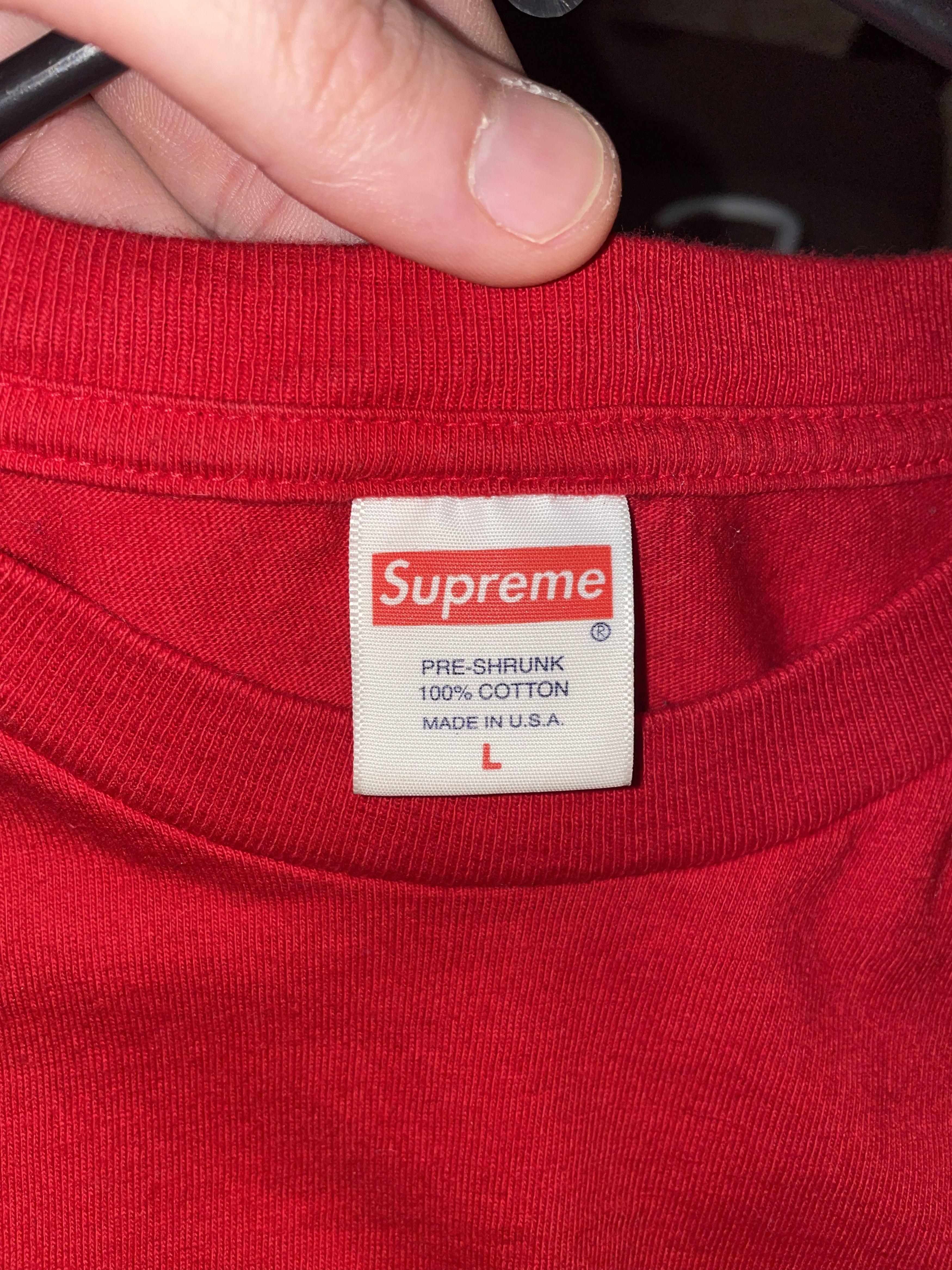 Supreme Supreme Gonz Heads Tee Shirt Red size Large Size US L / EU 52-54 / 3 - 5 Thumbnail