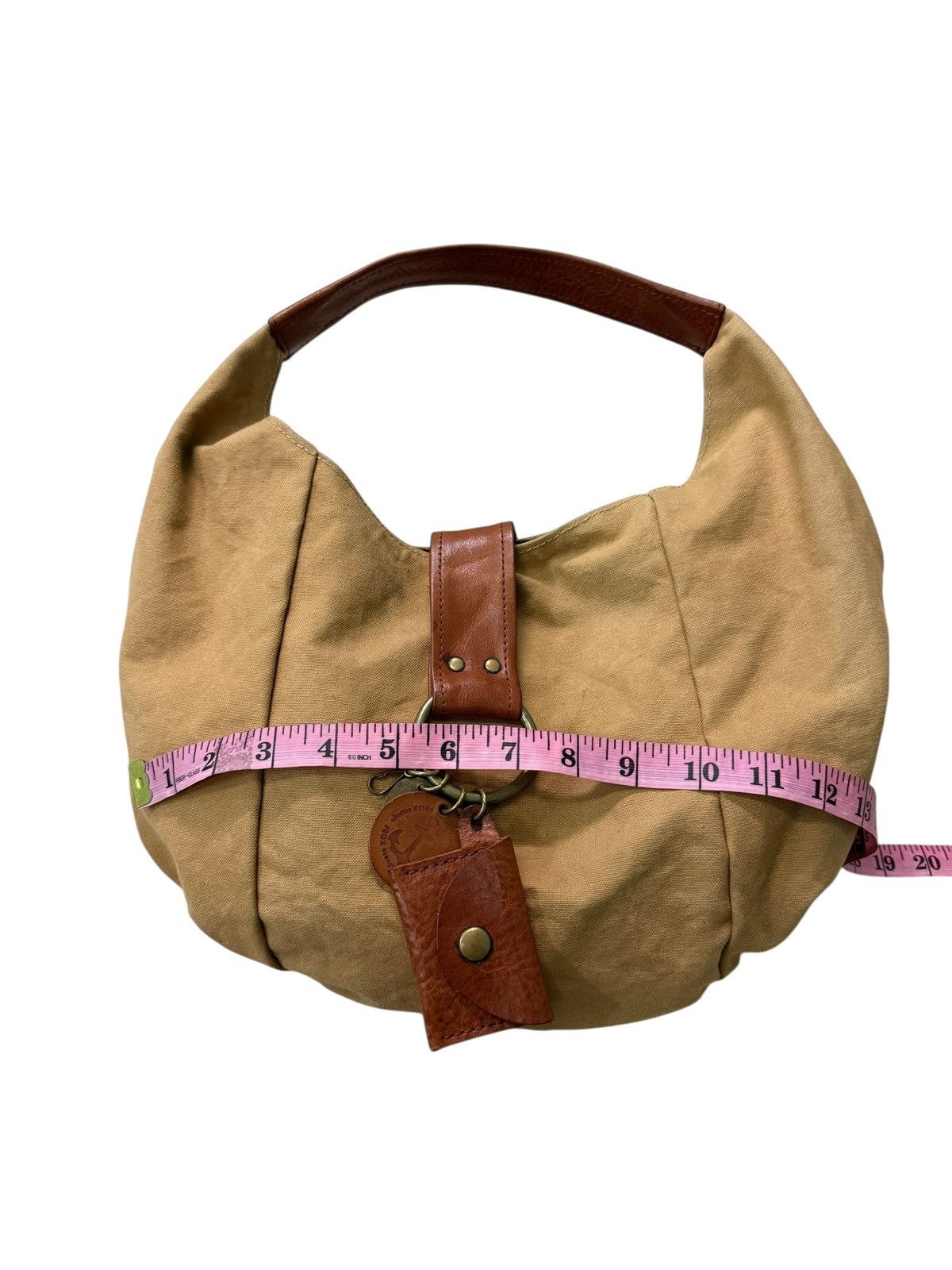 Japanese Brand RARE CLUETO KOBE CANVAS HOBO BAG Size ONE SIZE - 11 Thumbnail